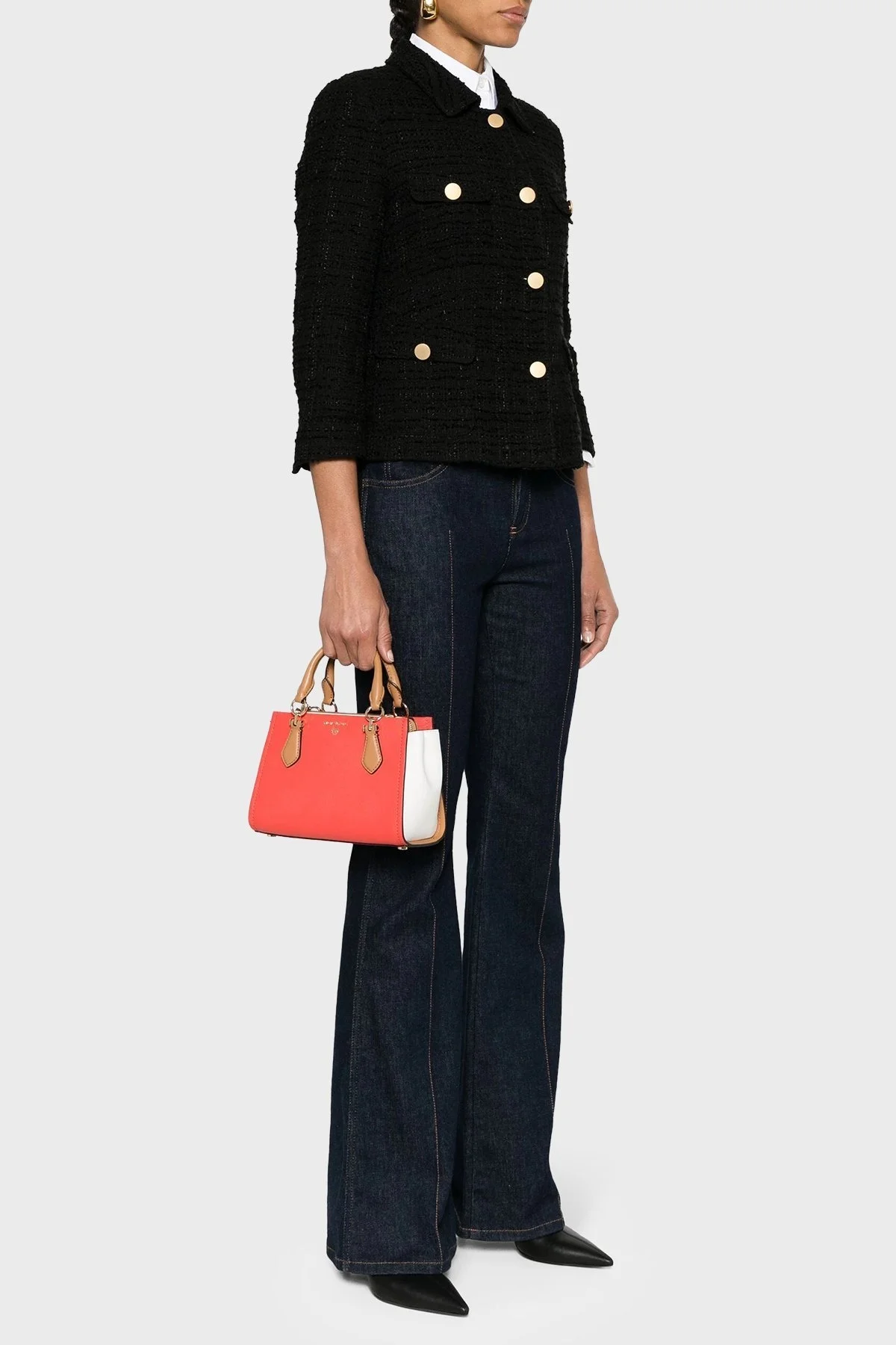 Michael Kors Çıkarılabilir Askılı Hakiki Deri 32S2G6AC1T982 Bayan Çanta 32S2G6AC1T 982 MERCAN - 2