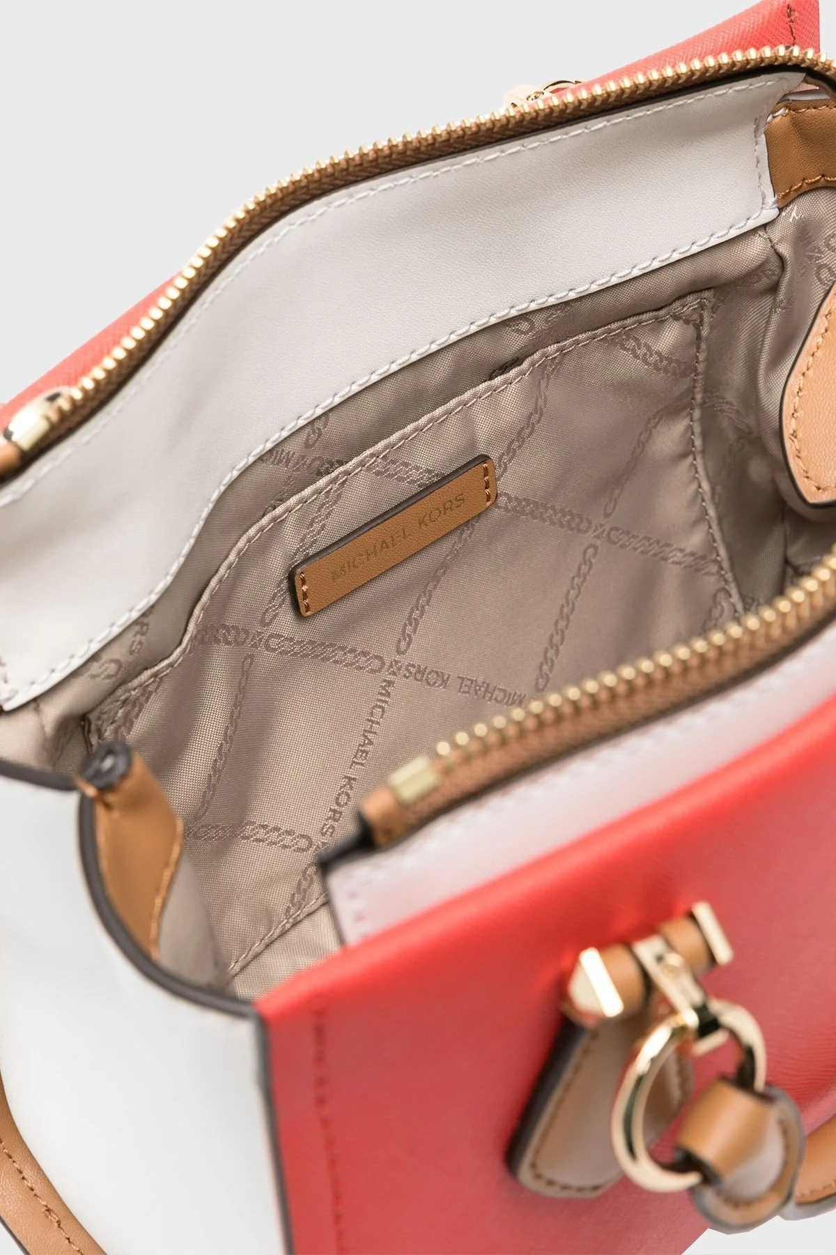 Michael Kors Çıkarılabilir Askılı Hakiki Deri 32S2G6AC1T982 Bayan Çanta 32S2G6AC1T 982 MERCAN - 5