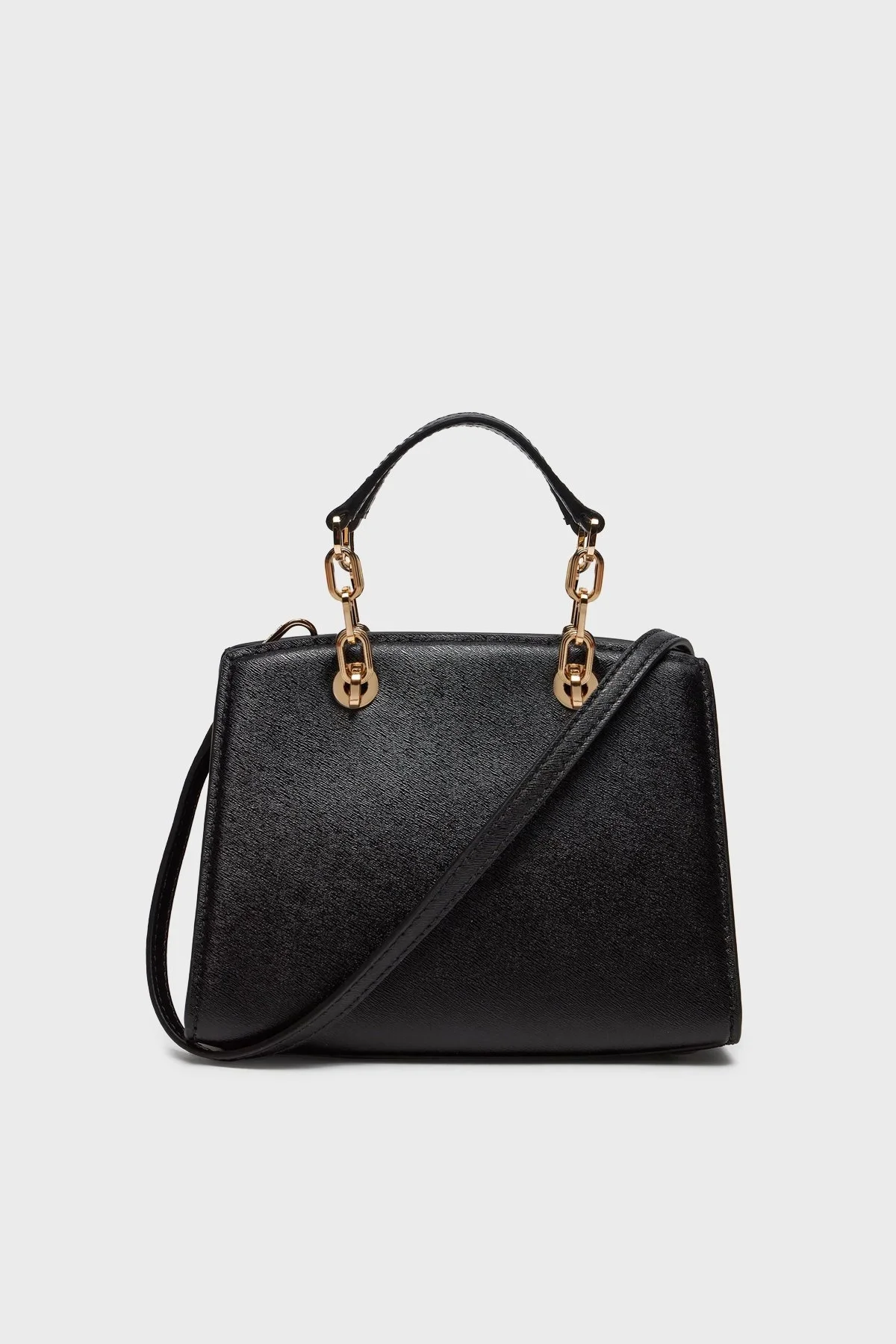 Michael Kors Çıkarılabilir Askılı Hakiki Deri 32S4GCYC1T001 Bayan Çanta 32S4GCYC1T 001 SİYAH - 4