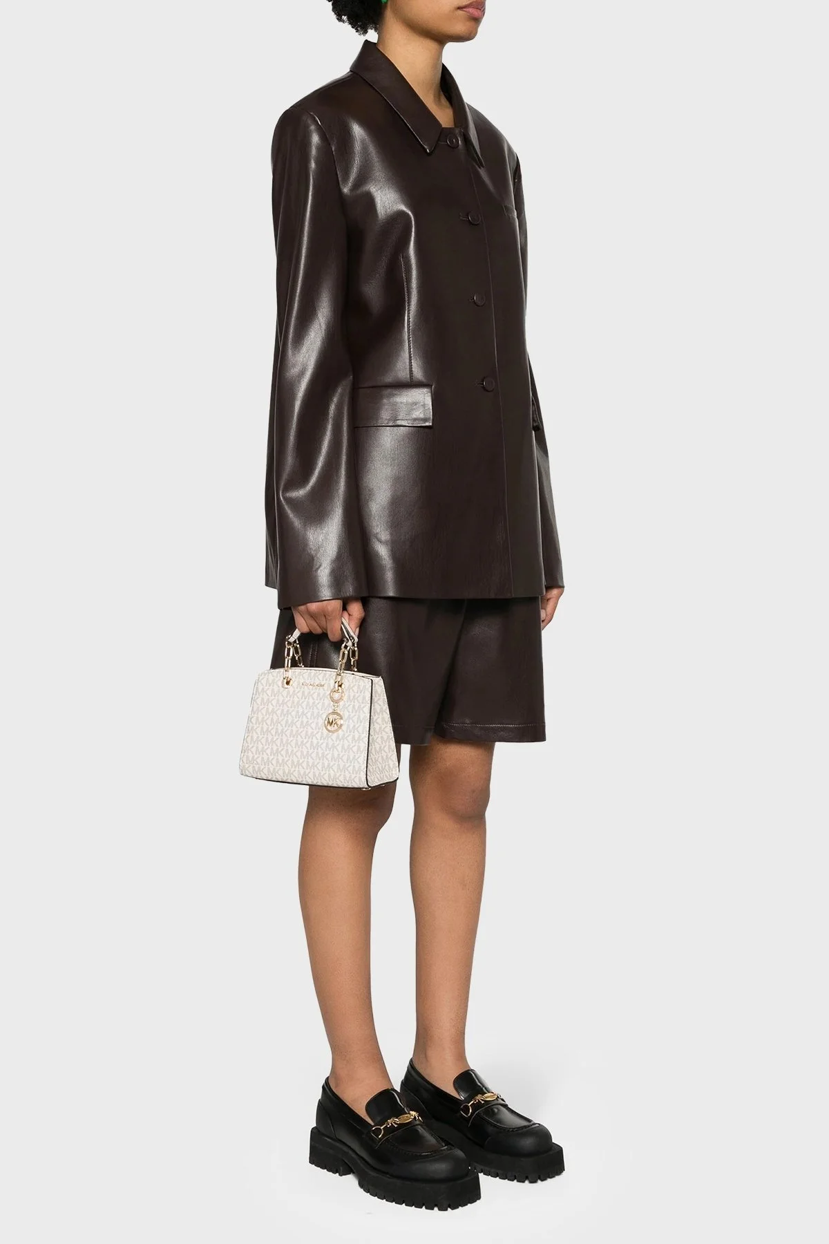 Michael Kors Çıkarılabilir Omuz Askılı 32S4GCYC1V132 Bayan Çanta 32S4GCYC1V 132 EKRU - 2