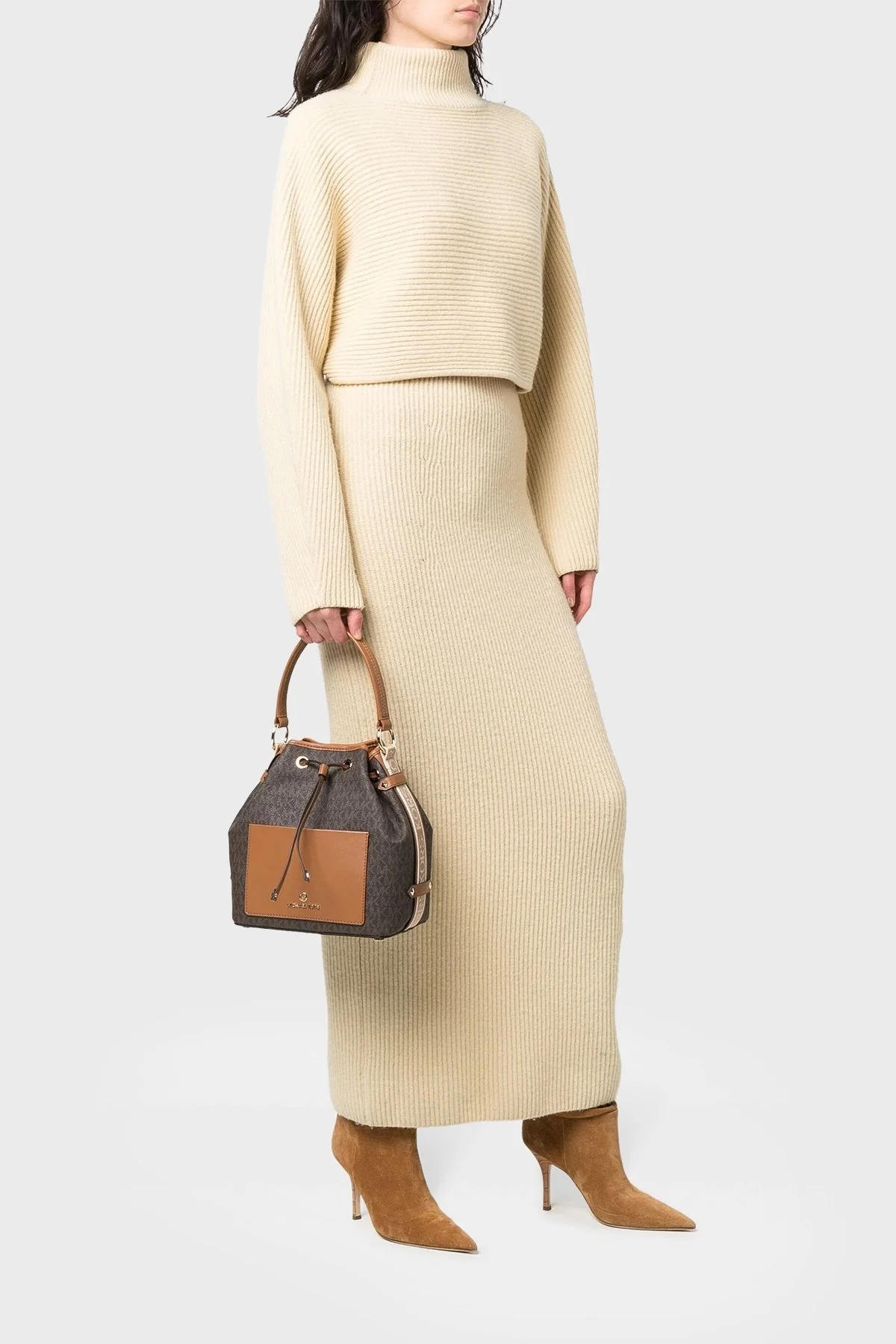 Michael Kors Çıkarılabilir Uzatma Askılı 30T2G5VM2B252 Bayan Çanta 30T2G5VM2B 252 KAHVE - 2