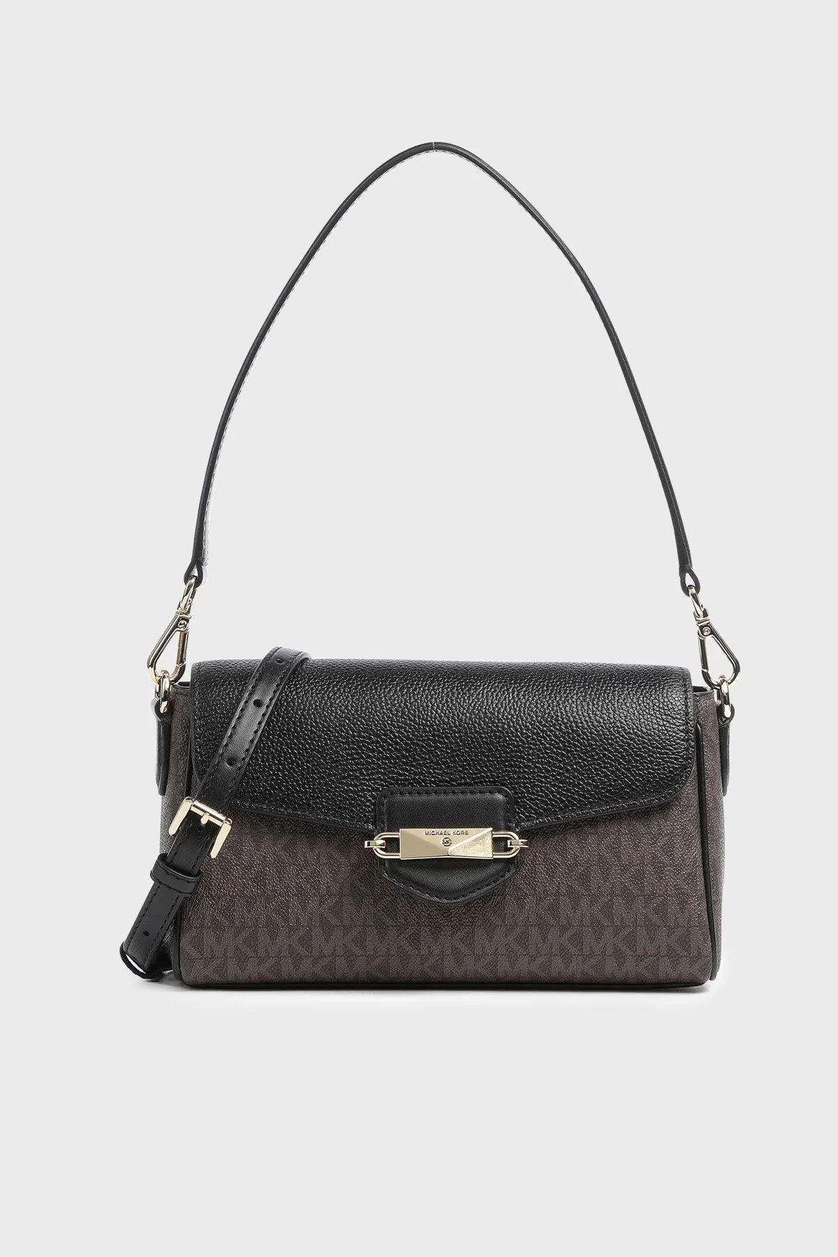 Michael Kors Çıkarılabilir Uzatma Askılı 32F3G6FC1B292 Bayan Çanta 32F3G6FC1B 292 KAHVE-SİYAH - 1