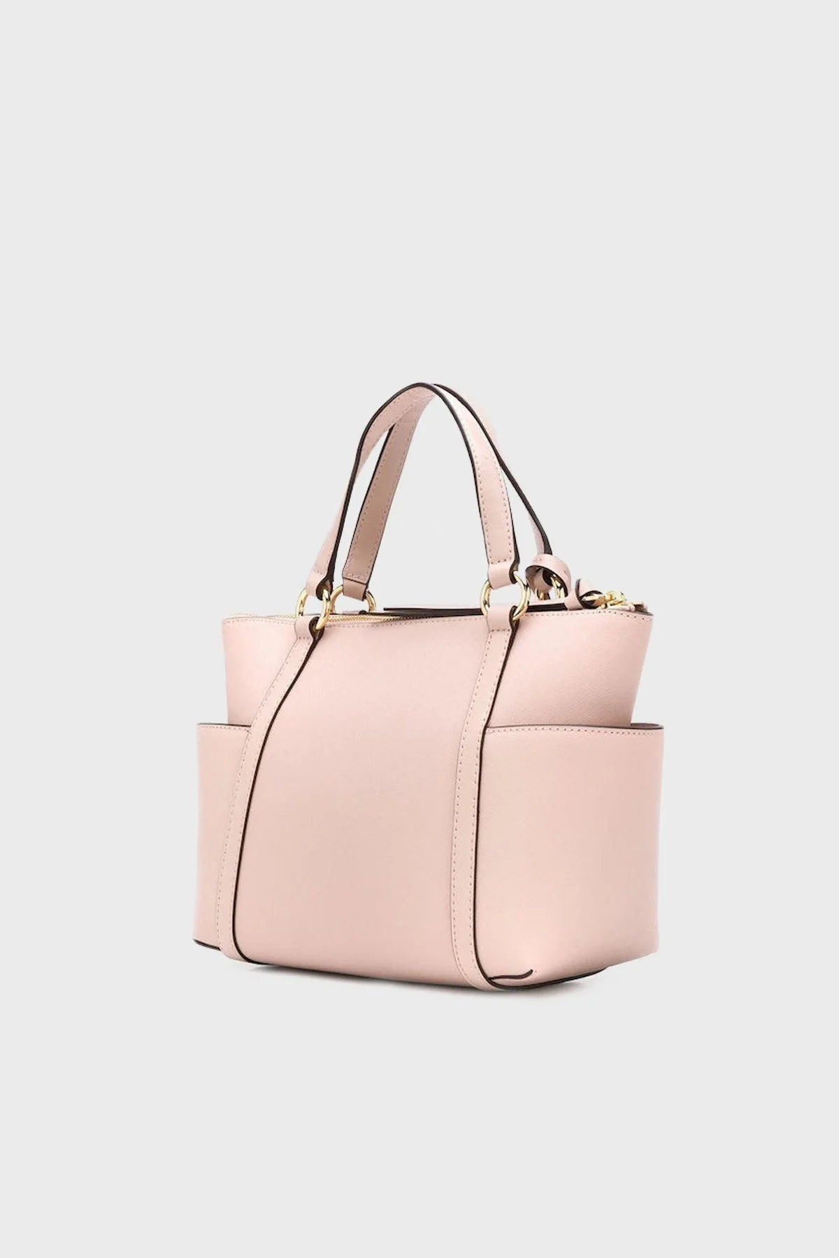 Michael Kors Çıkarılabilir Uzatma Askılı Hakiki Deri 30T0GNXT1L187 Bayan Çanta 30T0GNXT1L 187 PUDRA - 3