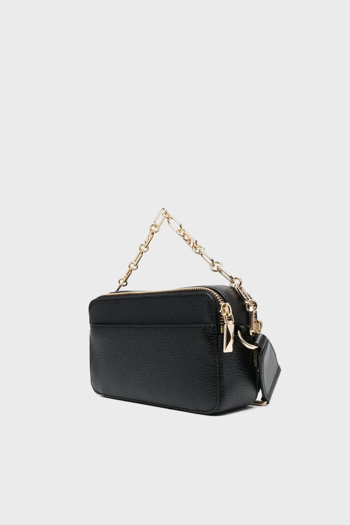 Michael Kors Deri Çift Fermuarlı Jet Set Küçük Çakıllı 32S3GJ6C1L001 Bayan Çanta 32S3GJ6C1L 001 SİYAH - 3