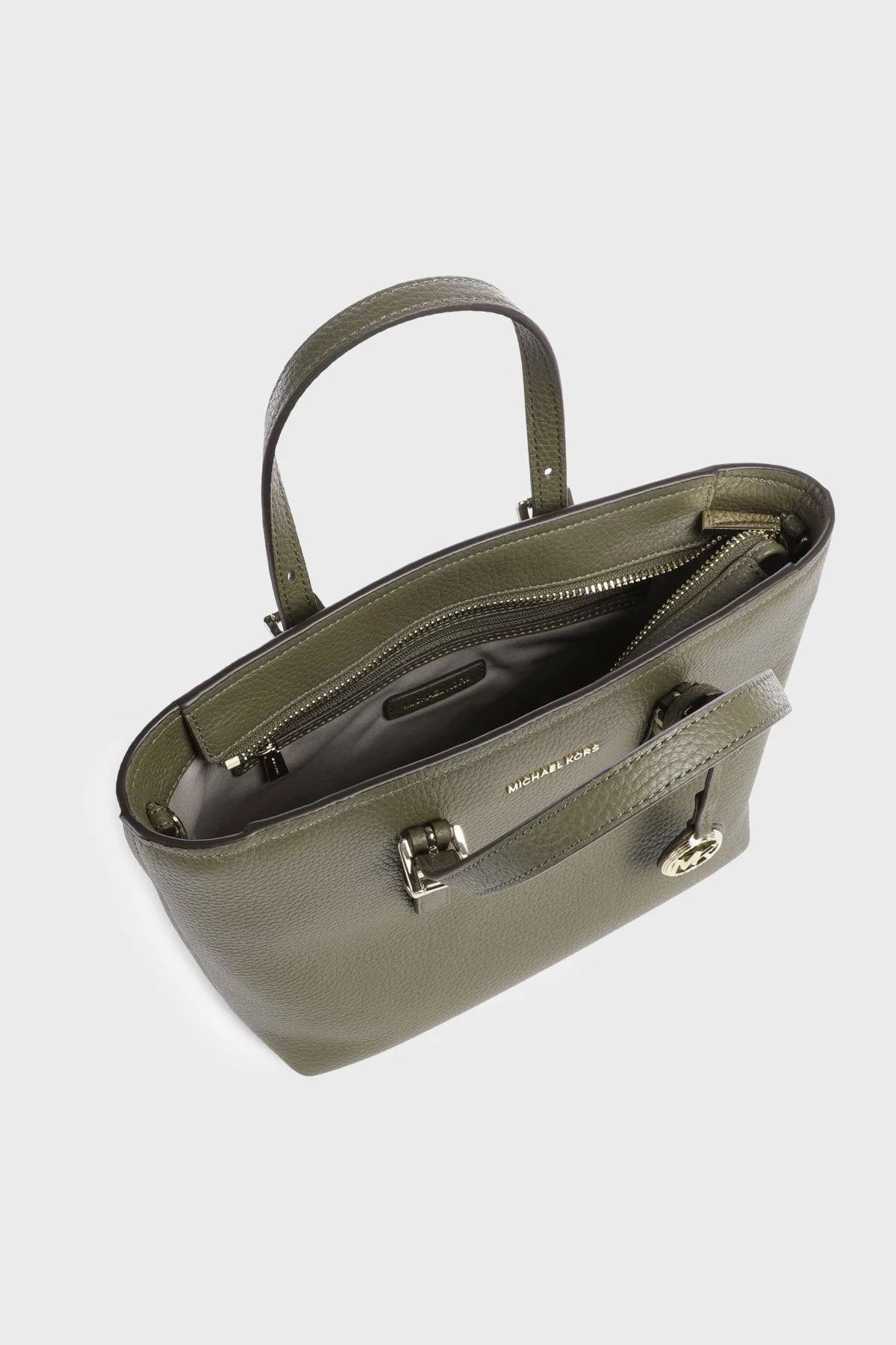 Michael Kors Deri Çıkarılabilir Askılı 32S6GQNC1L282 Kadın Çanta 32S6GQNC1L 282 Haki - 3