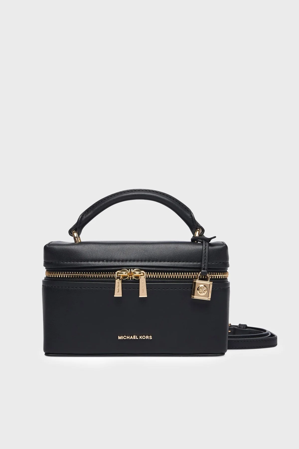 Michael Kors Deri Çıkarılabilir Askılı Mini 32S6GQ1C0L001 Kadın Çanta 32S6GQ1C0L 001 Siyah - 1