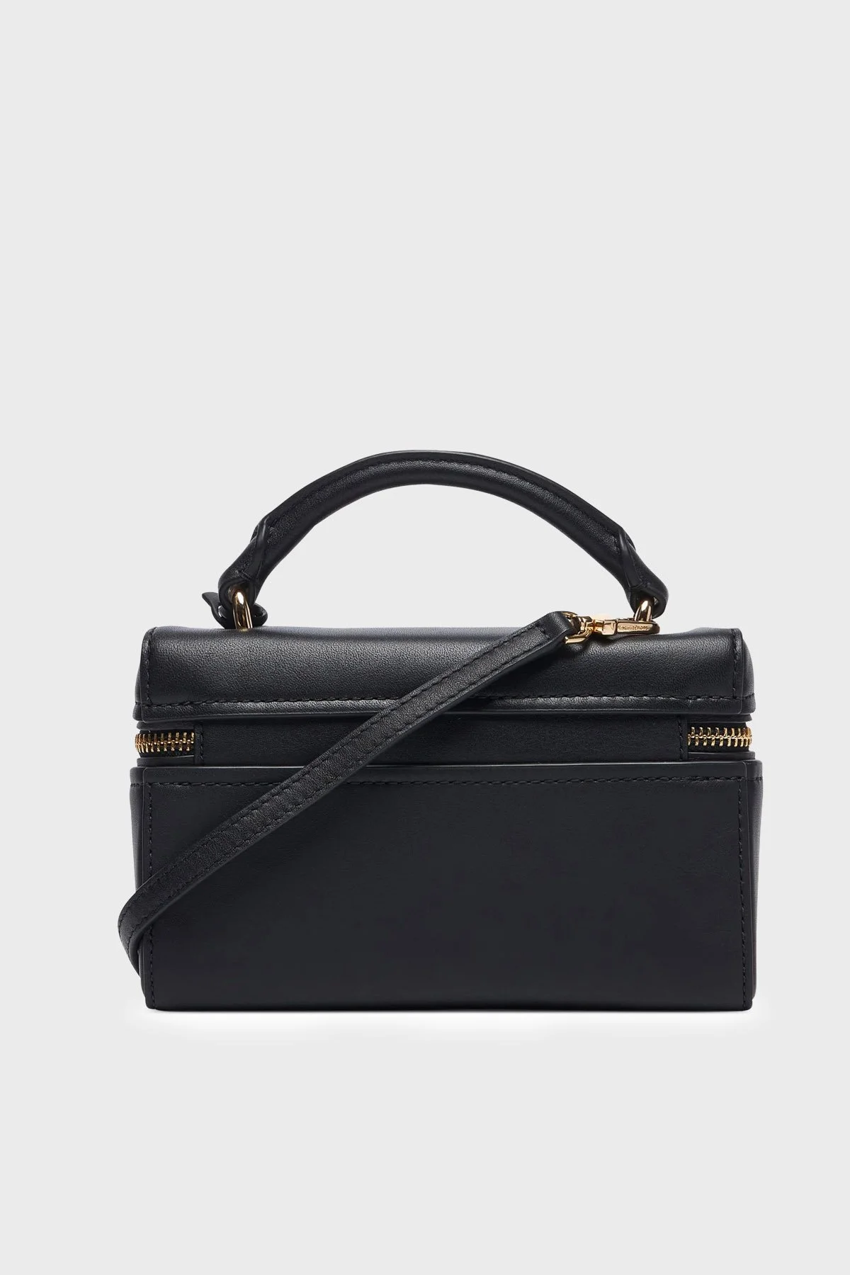 Michael Kors Deri Çıkarılabilir Askılı Mini 32S6GQ1C0L001 Kadın Çanta 32S6GQ1C0L 001 Siyah - 3