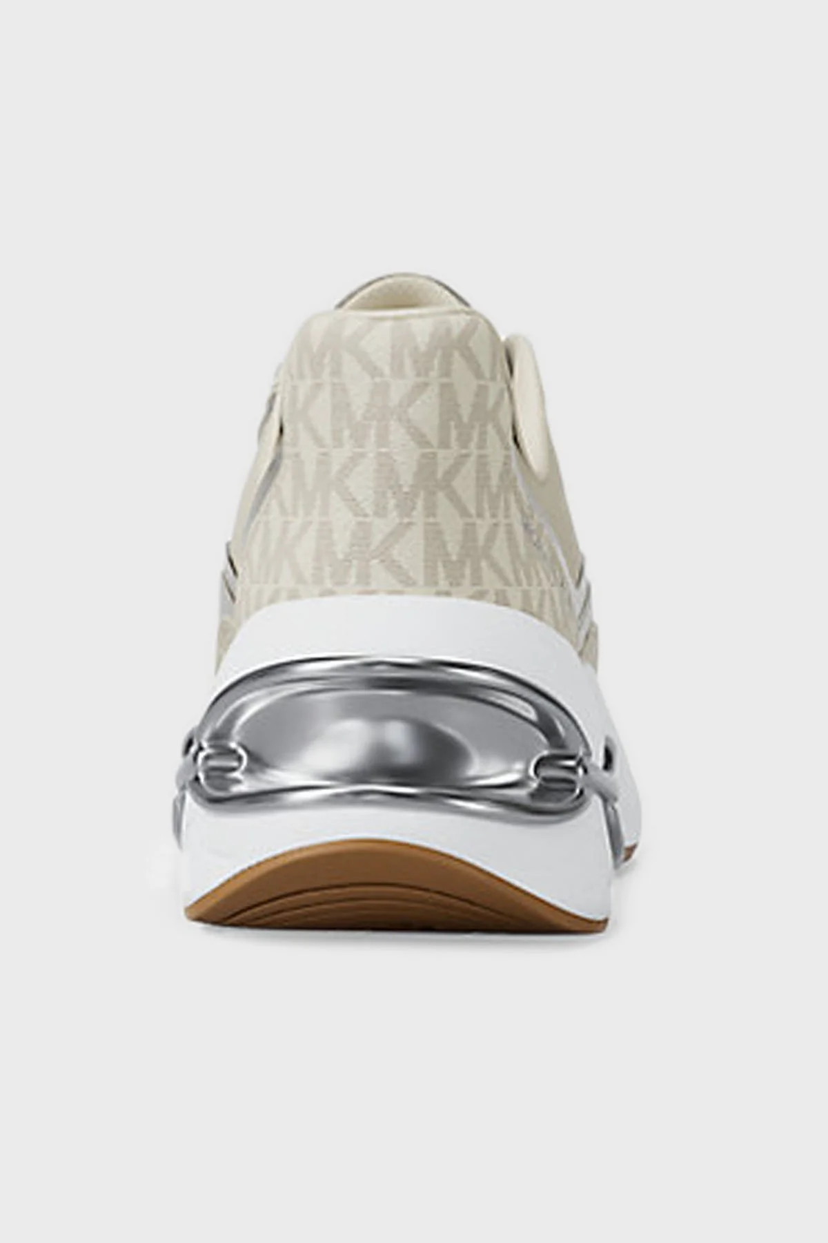 Michael Kors Deri Karışımlı Logo Detaylı Sneaker 43T5TRFS2B150 Kadın Ayakkabı 43T5TRFS2B 150 EKRU - 5
