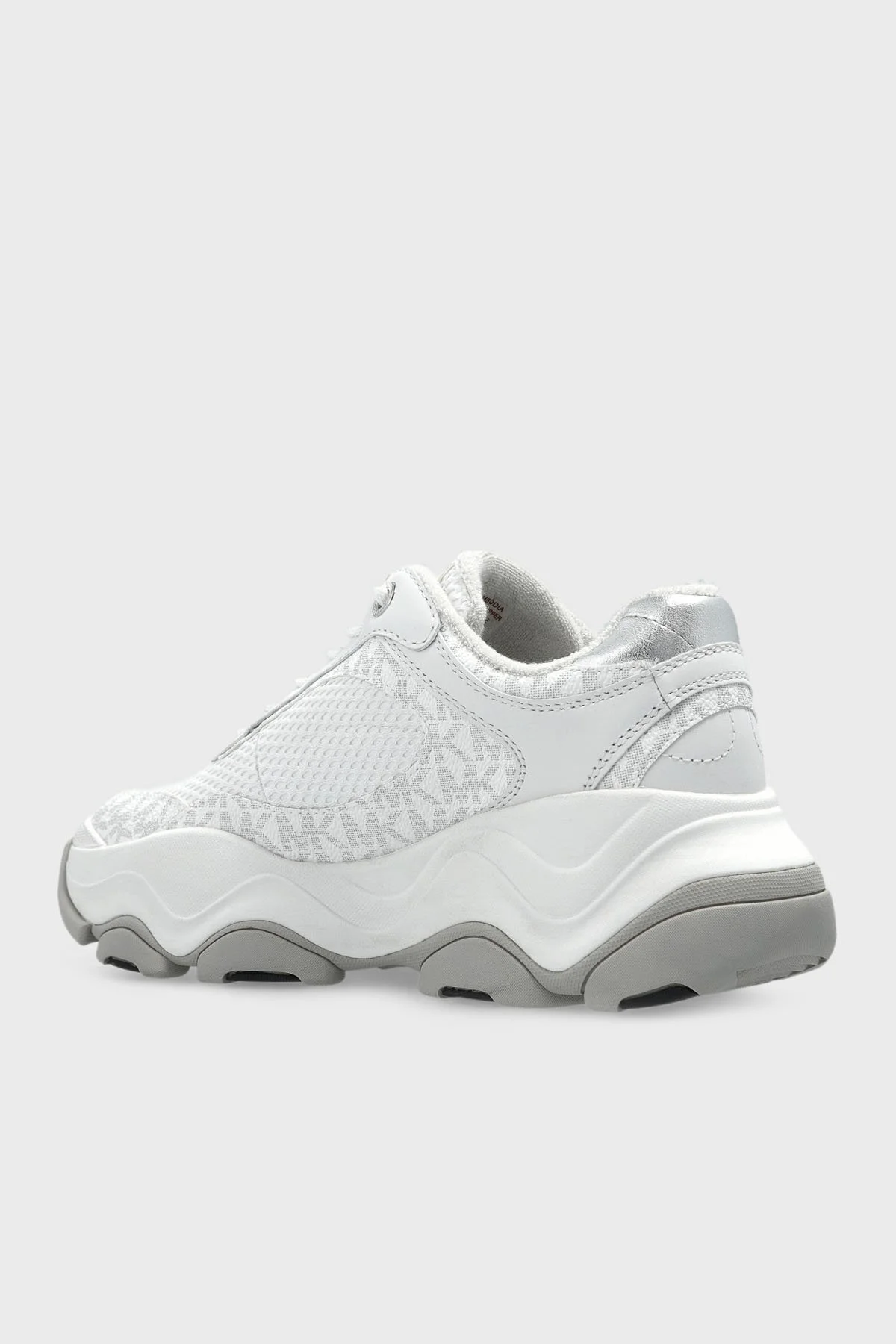 Michael Kors Deri Logo Baskılı Kalın Taban Sneaker 43T5ATFS1B119 Bayan Ayakkabı 43T5ATFS1B 119 BEYAZ - 6