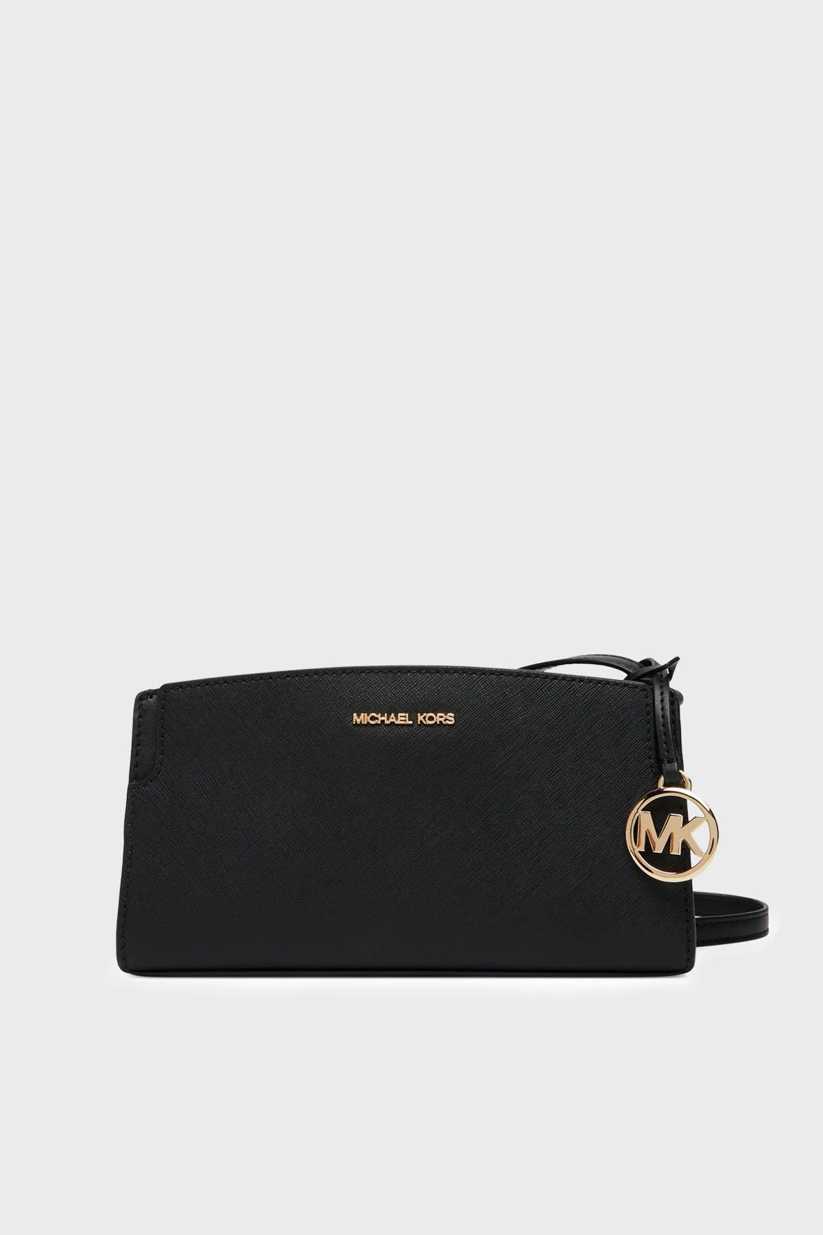 Michael Kors Deri Logolu Ayarlanabilir Askılı 32R6GQ6C1L001 Bayan Çanta 32R6GQ6C1L 001 SİYAH - 1