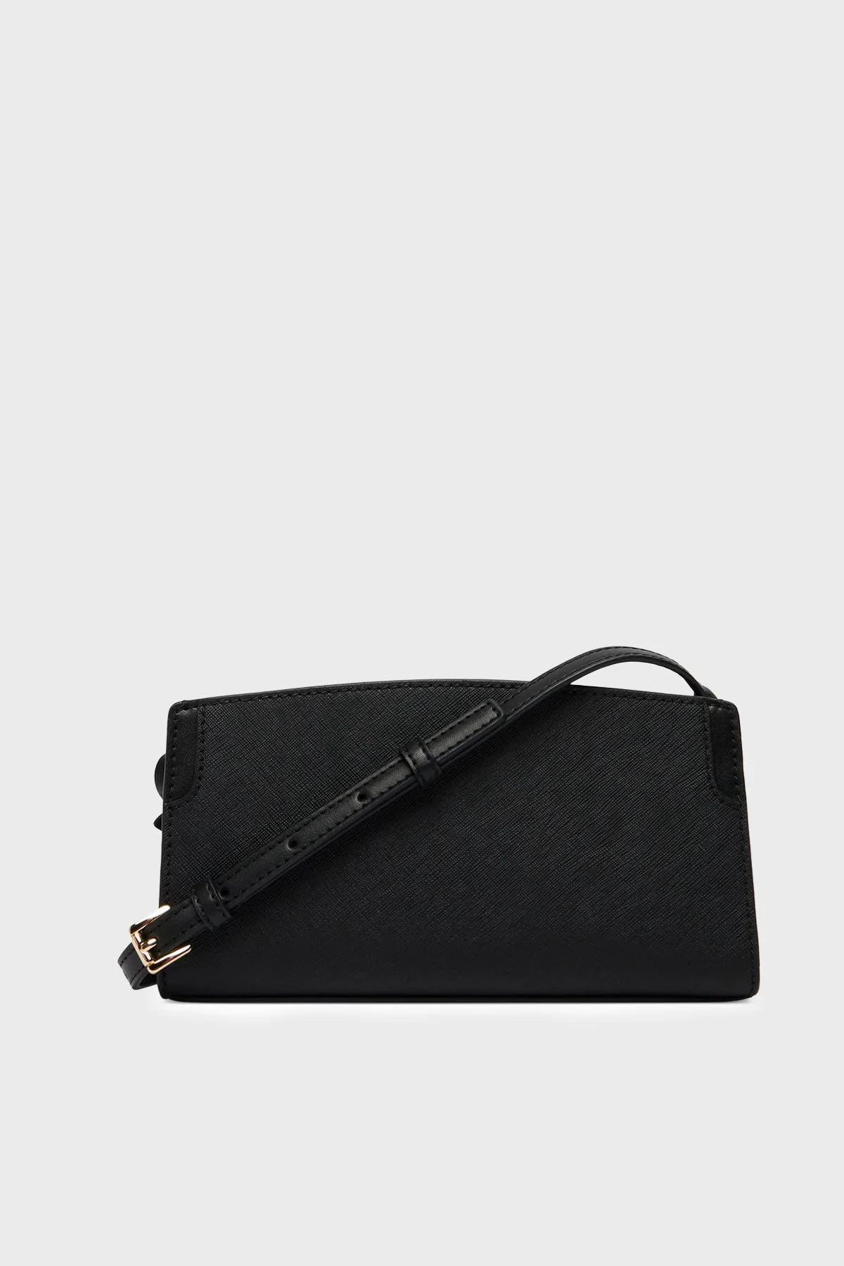 Michael Kors Deri Logolu Ayarlanabilir Askılı 32R6GQ6C1L001 Kadın Çanta 32R6GQ6C1L 001 SİYAH - 3