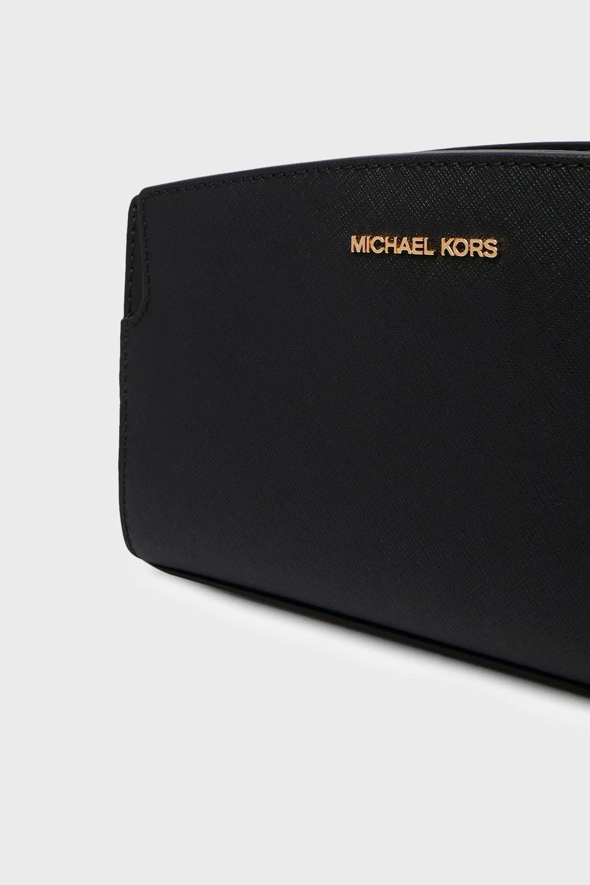 Michael Kors Deri Logolu Ayarlanabilir Askılı 32R6GQ6C1L001 Kadın Çanta 32R6GQ6C1L 001 SİYAH - 5