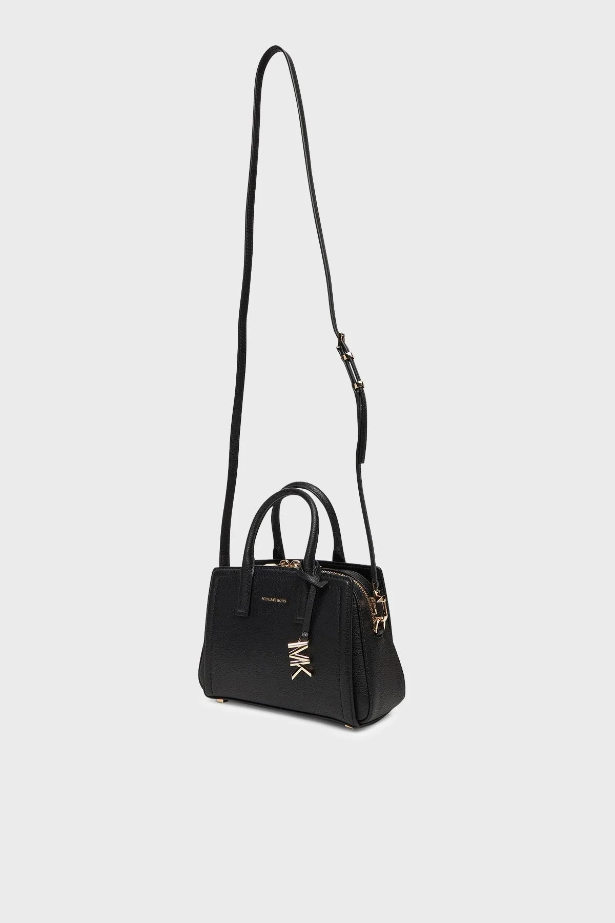 Michael Kors Deri Logolu Ayarlanabilir ve Çıkarılabilir Askılı 32F5G9IC0L001 Bayan Çanta 32F5G9IC0L 001 SİYAH - 4