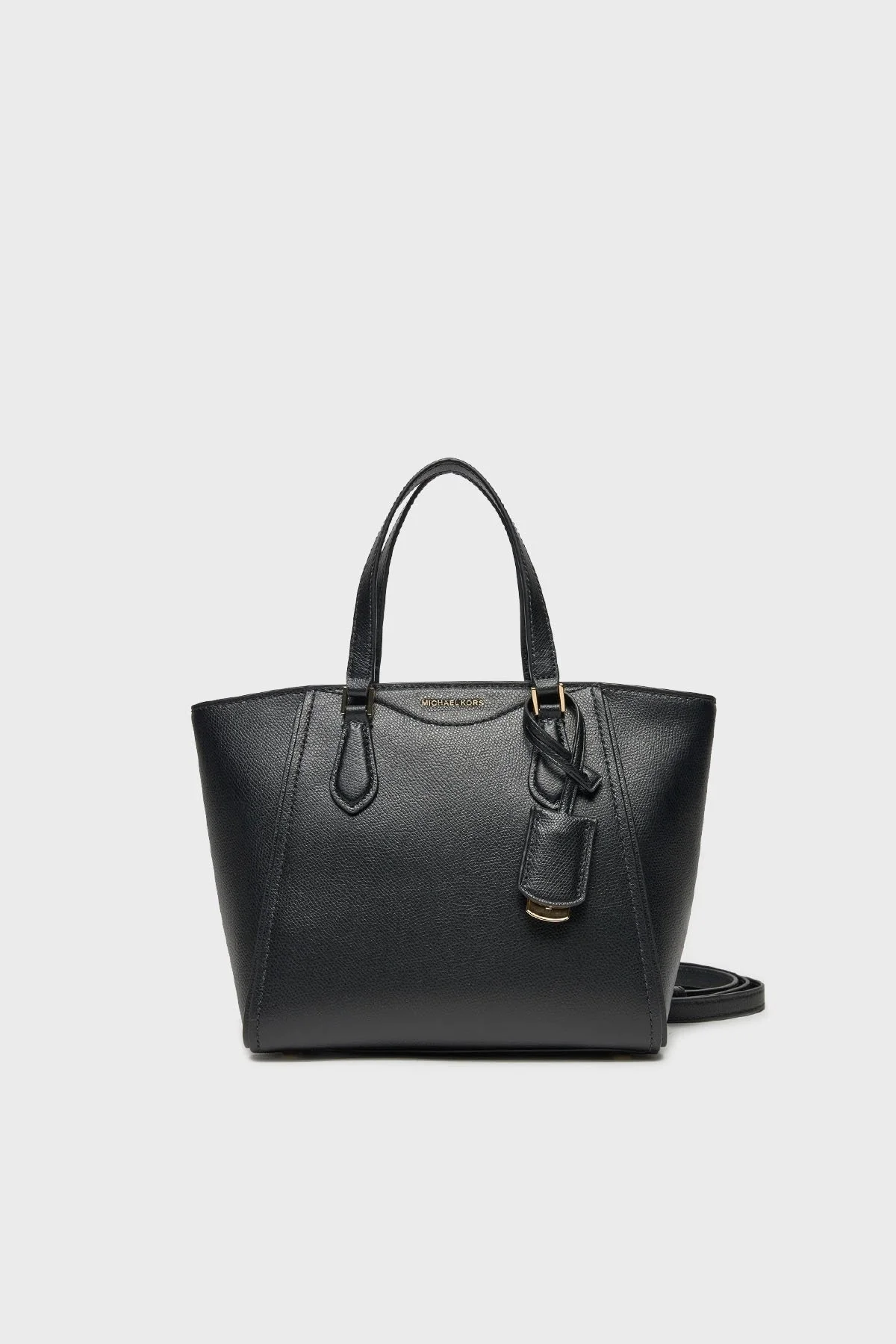Michael Kors Deri Logolu Çıkarılabilir Askılı 32F4GTBC1L001 Bayan Çanta 32F4GTBC1L 001 SİYAH - 1