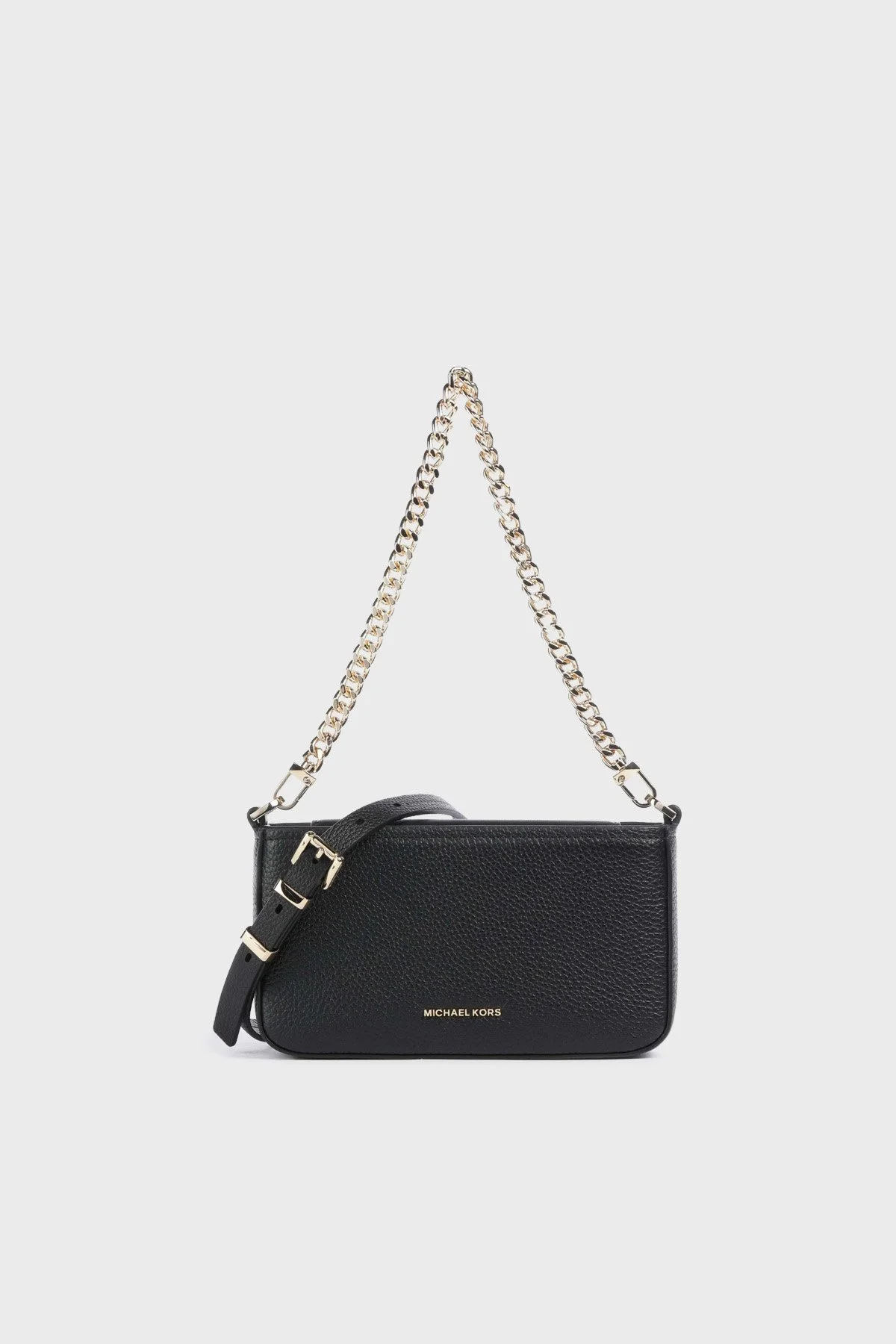 Michael Kors Deri Logolu Çıkarılabilir Askılı 32S5GYTU1L001 Kadın Çanta 32S5GYTU1L 001 SİYAH - 1