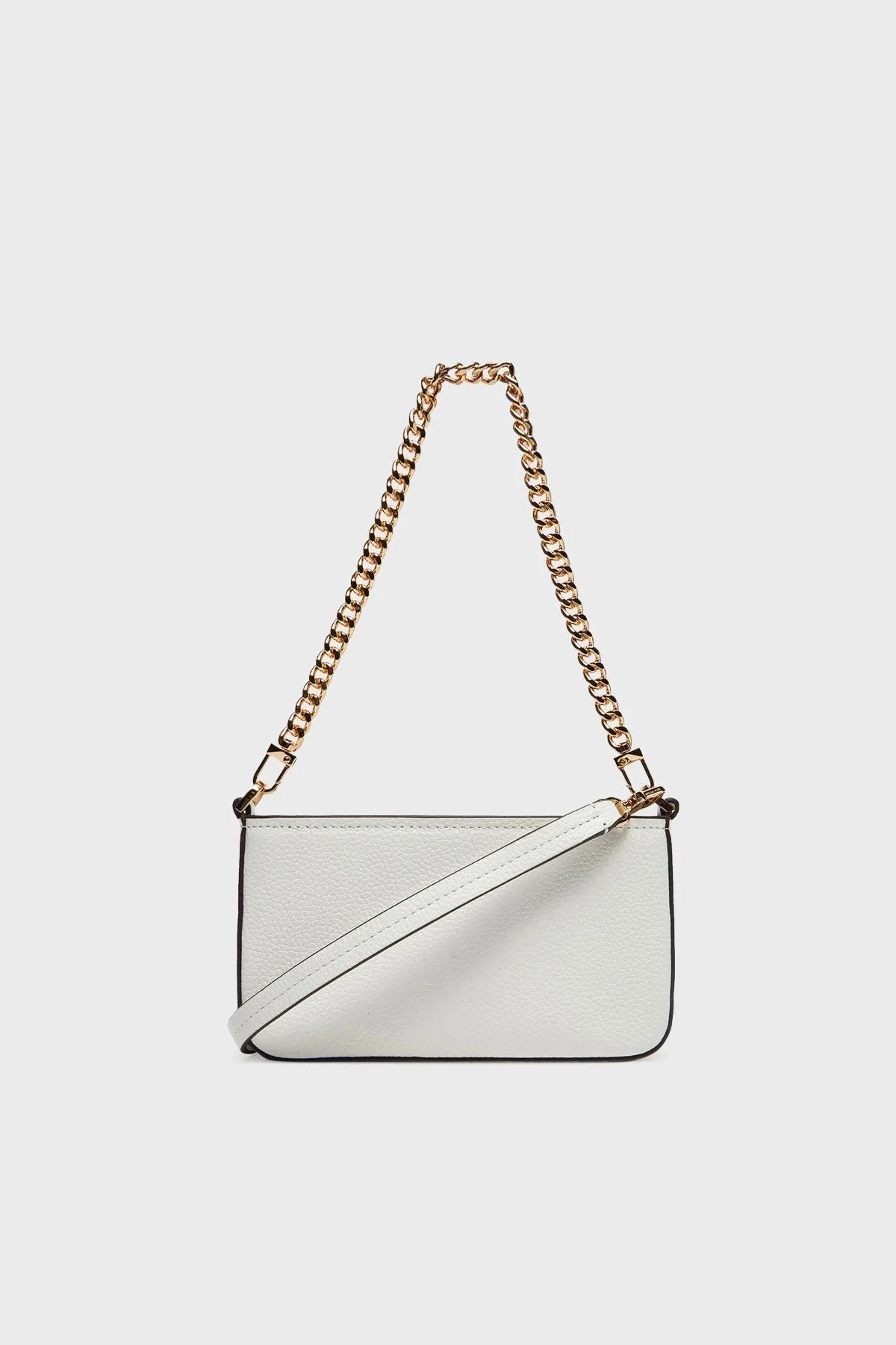 Michael Kors Deri Logolu Çıkarılabilir Askılı 32S5GYTU1L085 Bayan Çanta 32S5GYTU1L 085 BEYAZ - 7