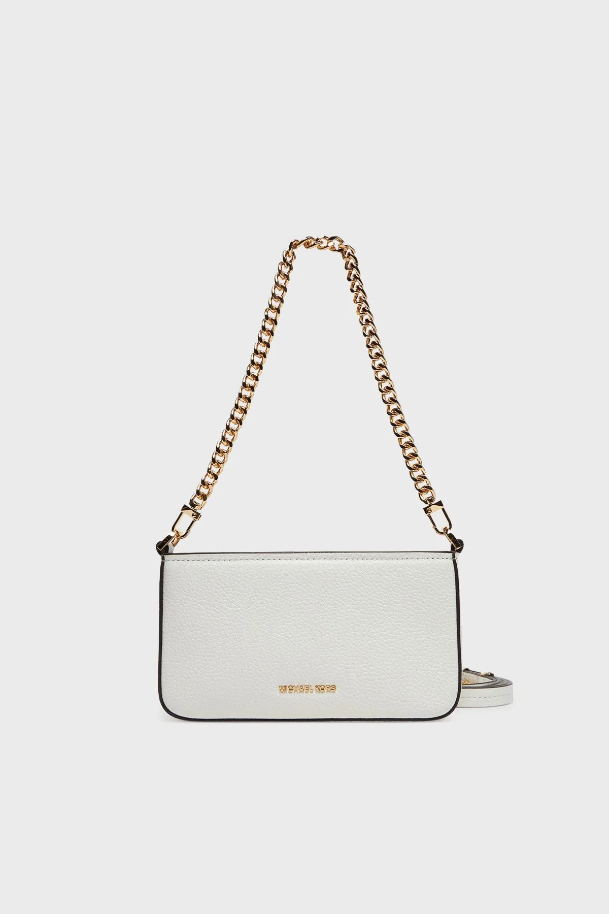 Michael Kors Deri Logolu Çıkarılabilir Askılı 32S5GYTU1L085 Kadın Çanta 32S5GYTU1L 085 BEYAZ - 1