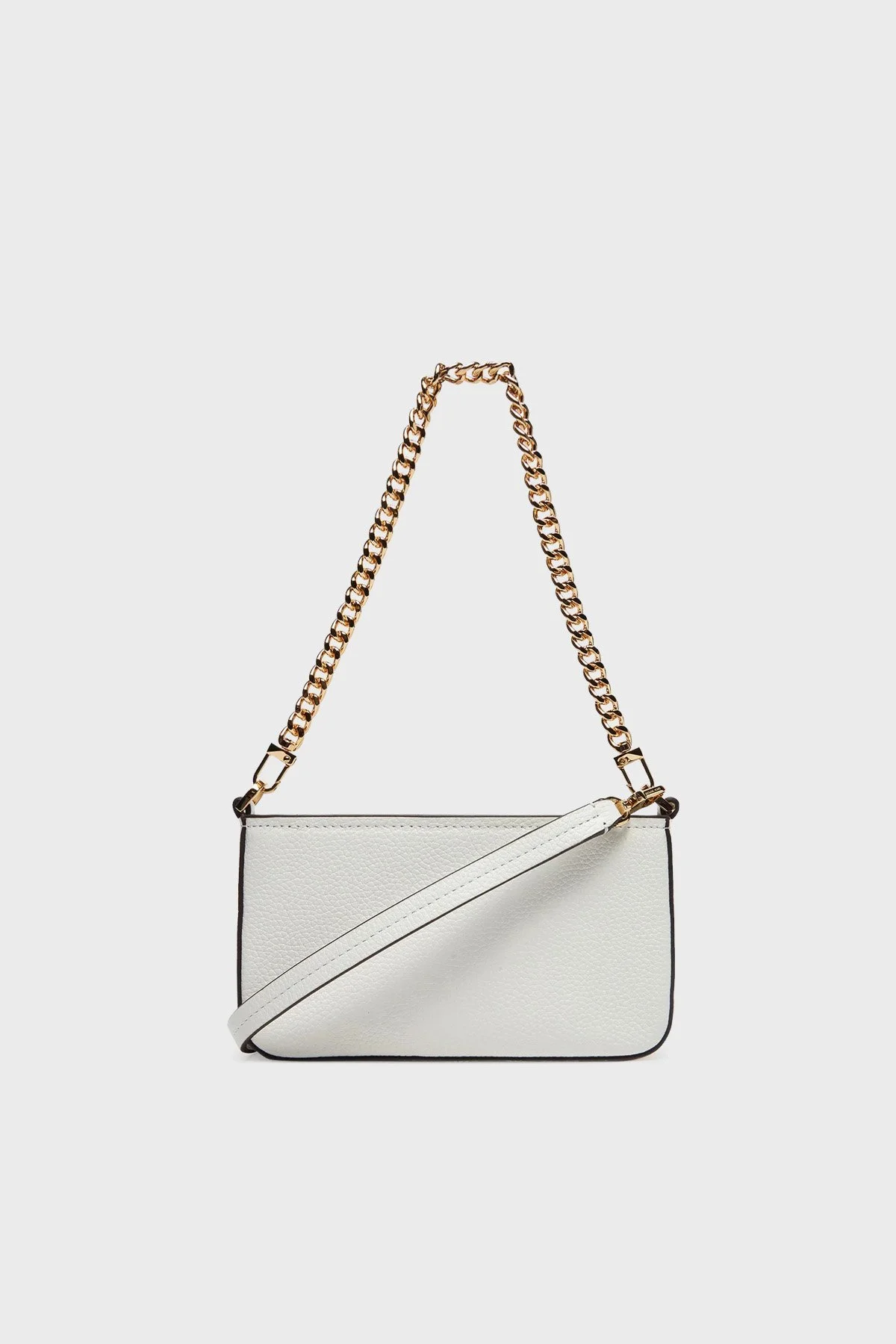Michael Kors Deri Logolu Çıkarılabilir Askılı 32S5GYTU1L085 Kadın Çanta 32S5GYTU1L 085 BEYAZ - 2