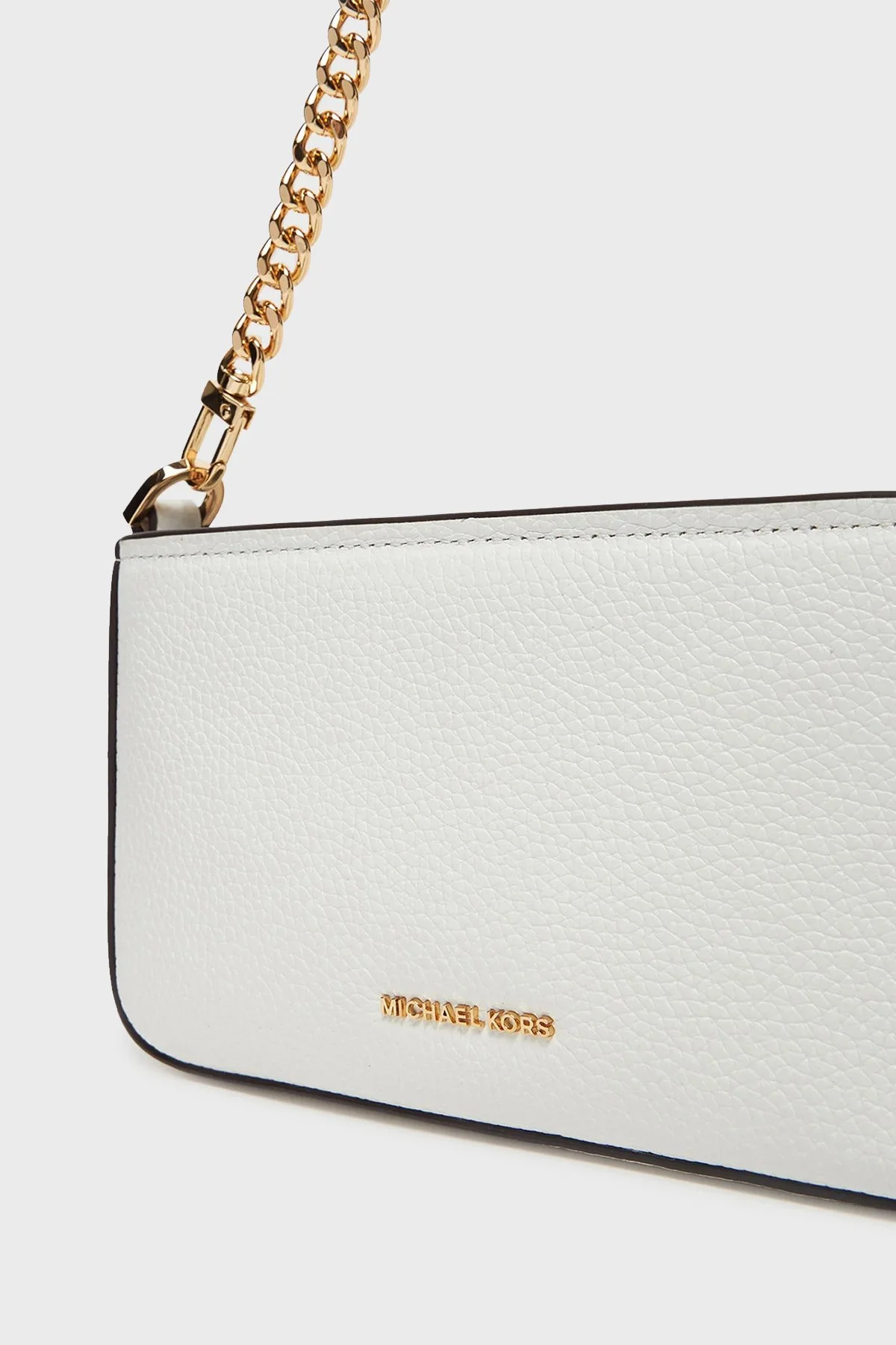 Michael Kors Deri Logolu Çıkarılabilir Askılı 32S5GYTU1L085 Kadın Çanta 32S5GYTU1L 085 BEYAZ - 5