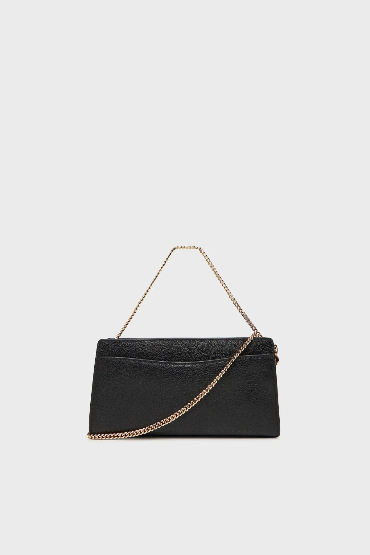 Michael Kors Deri Logolu Çıkarılabilir Zincir Askılı Small 32F5GNXC0L001 Bayan Çanta 32F5GNXC0L 001 SİYAH - 2