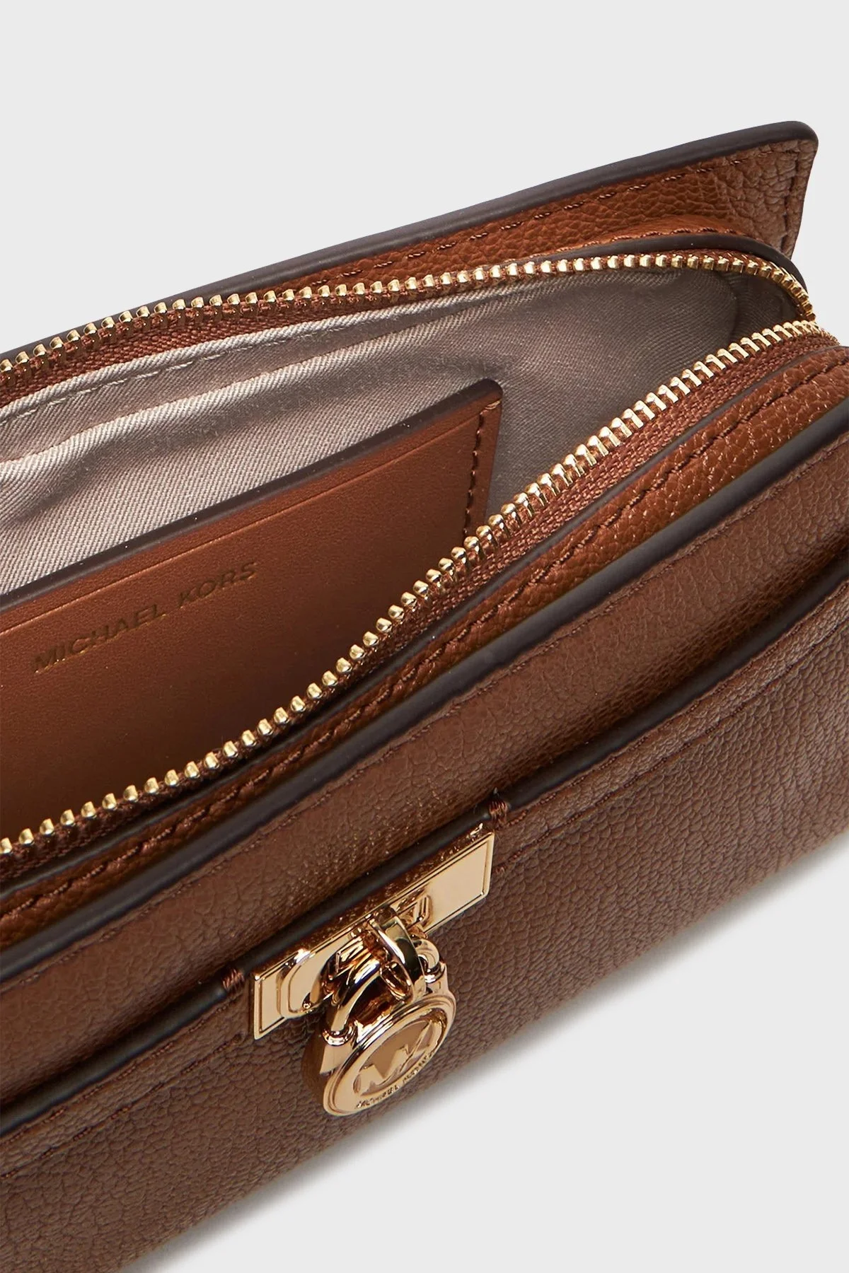 Michael Kors Deri Logolu Çıkarılabilir Zincir Askılı Small 32F5GNXC0L230 Bayan Çanta 32F5GNXC0L 230 TABA - 4