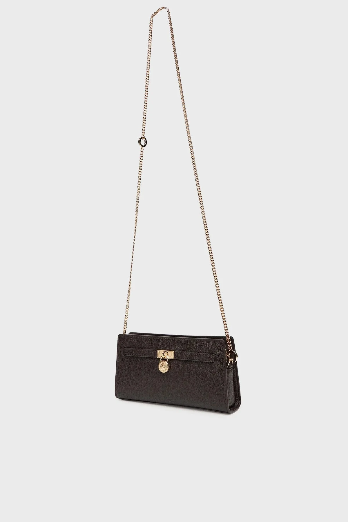 Michael Kors Deri Logolu Çıkarılabilir Zincir Askılı Small 32F5GNXC0L251 Bayan Çanta 32F5GNXC0L 251 KAHVE - 3