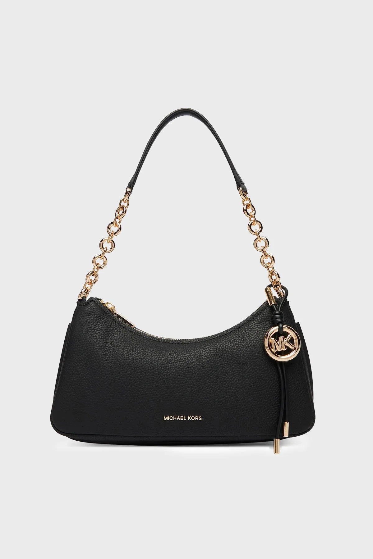 Michael Kors Deri Logolu Sabit Askılı 32R6GY5W8L001 Kadın Çanta 32R6GY5W8L 001 SİYAH - 1