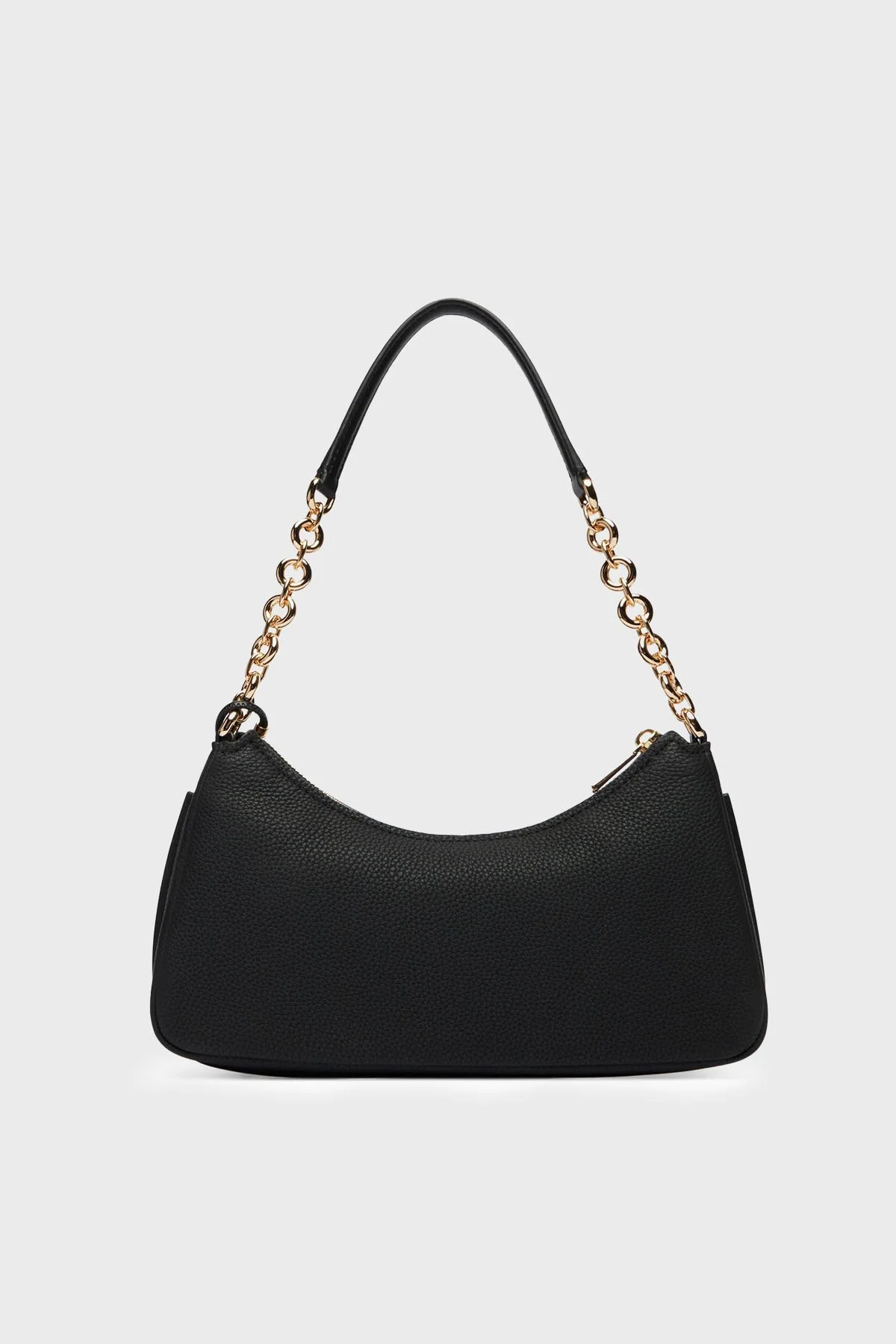 Michael Kors Deri Logolu Sabit Askılı 32R6GY5W8L001 Kadın Çanta 32R6GY5W8L 001 SİYAH - 3