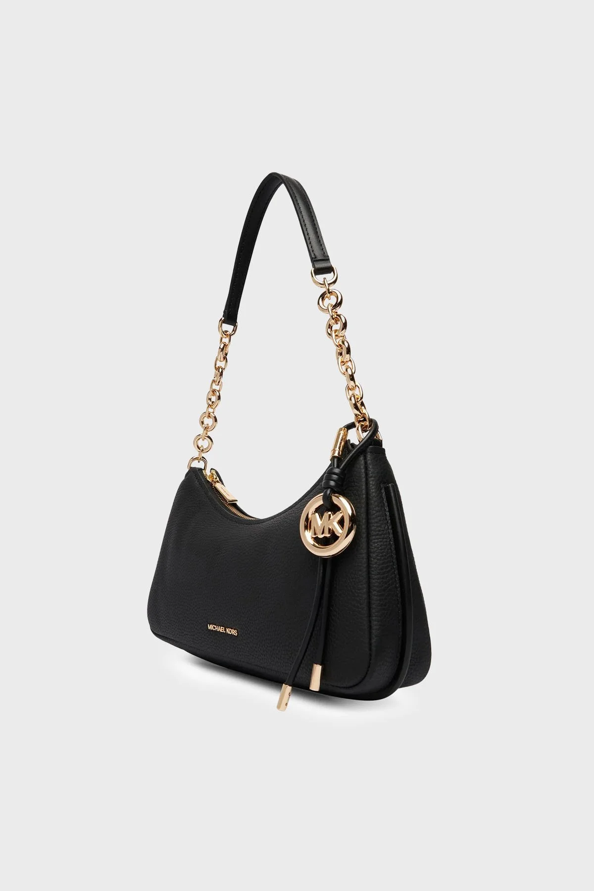 Michael Kors Deri Logolu Sabit Askılı 32R6GY5W8L001 Kadın Çanta 32R6GY5W8L 001 SİYAH - 4