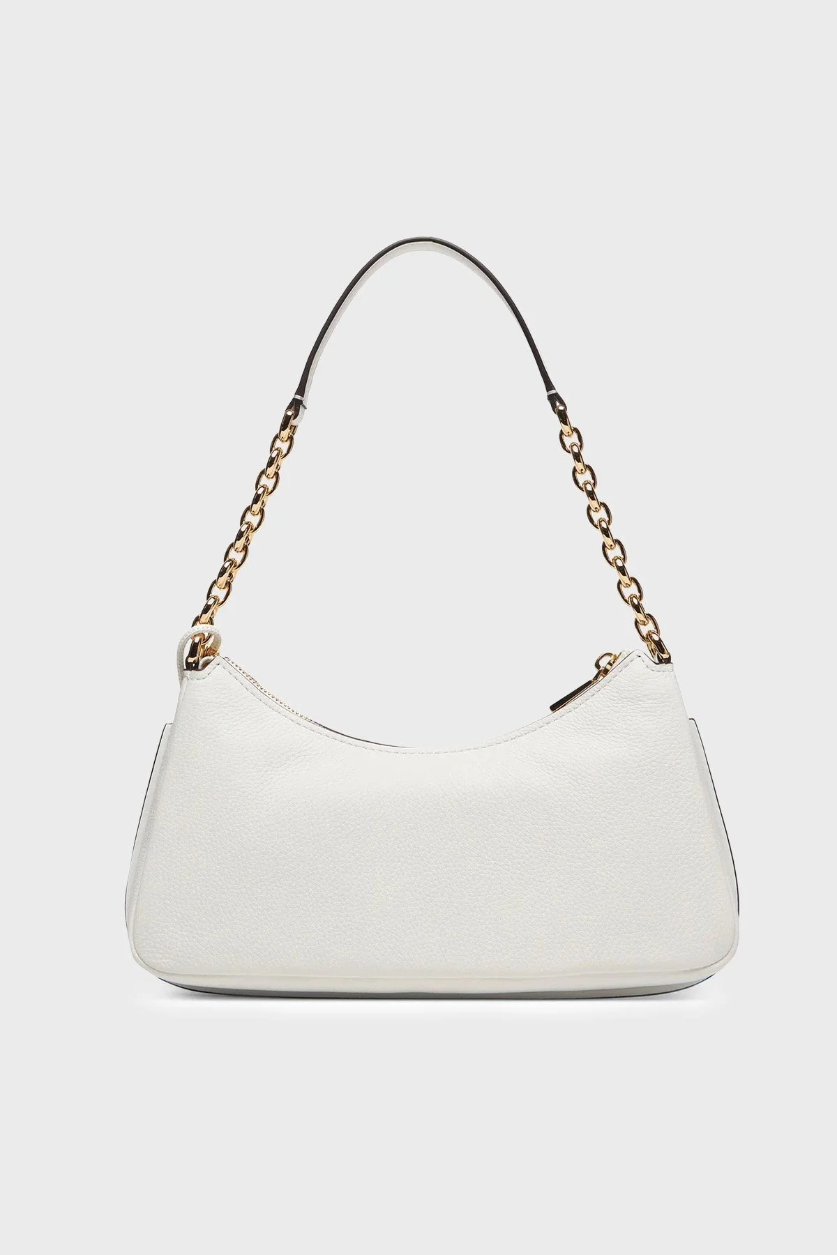 Michael Kors Deri Logolu Sabit Askılı Kadın Çanta 32R6GY5W8L 085 BEYAZ - 3