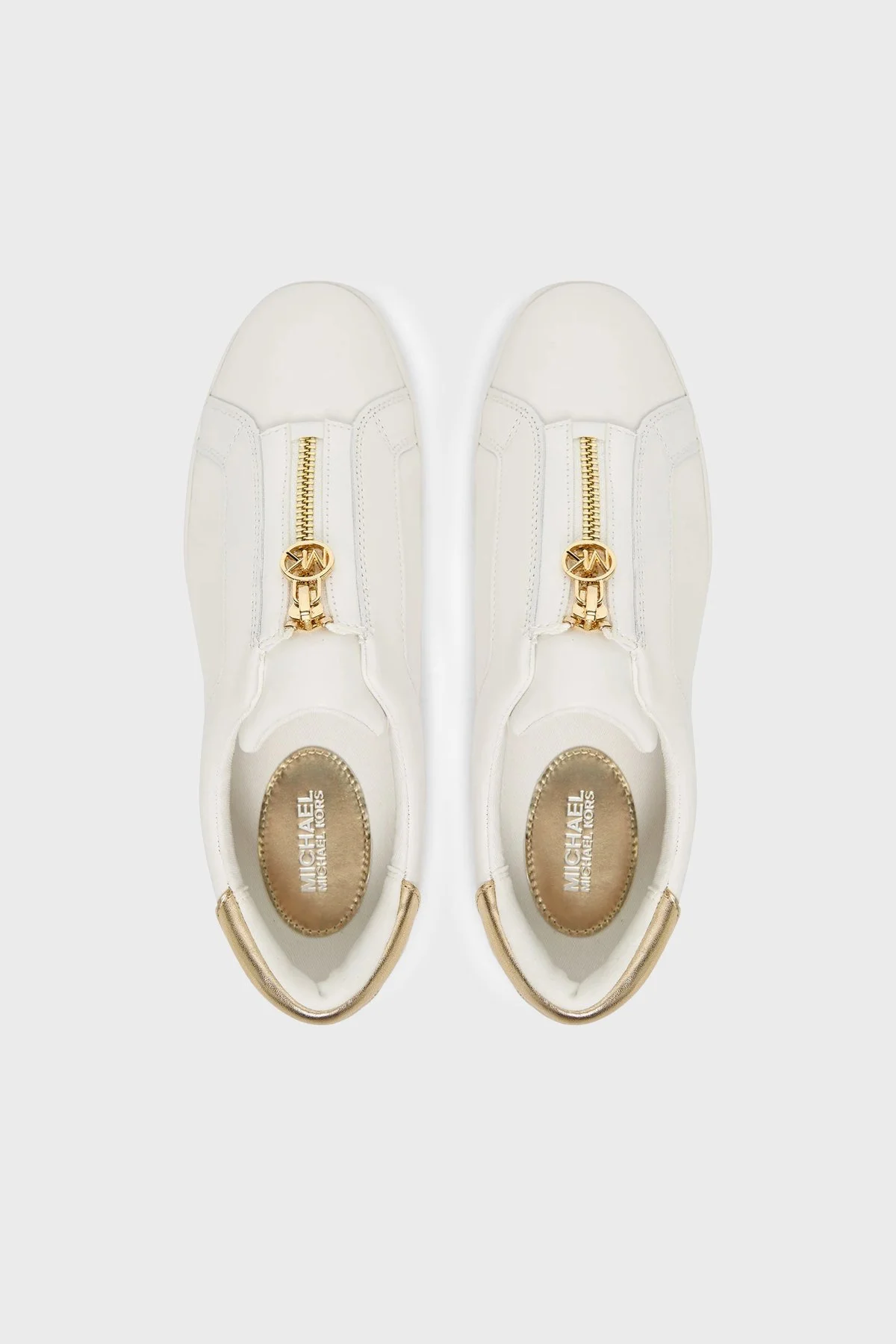 Michael Kors Deri Logolu Sneaker 43R4KTFP4L740 Kadın Ayakkabı 43R4KTFP4L 740 BEYAZ - 3