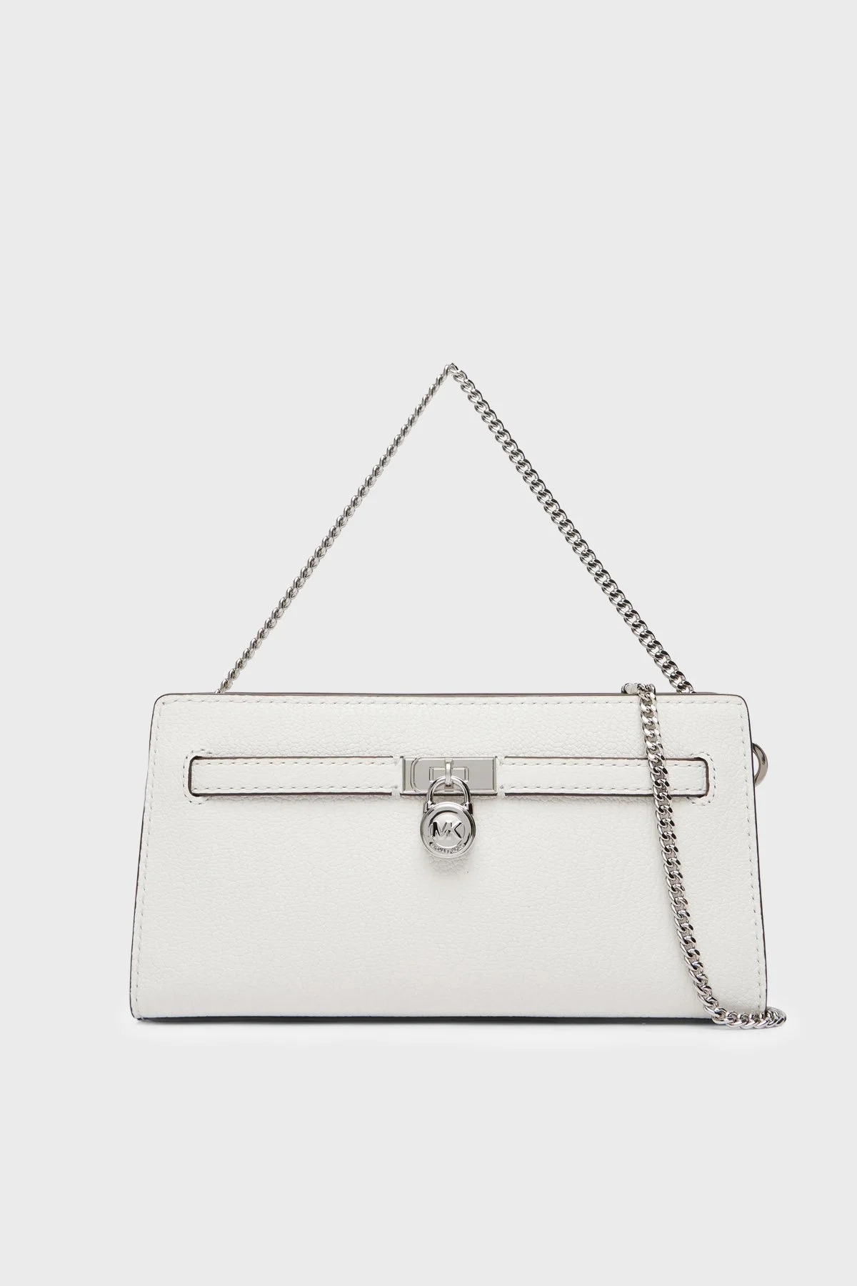 Michael Kors Deri Logolu Zincir Askılı 32F5SNXC0L085 Bayan Çanta 32F5SNXC0L 085 BEYAZ - 1