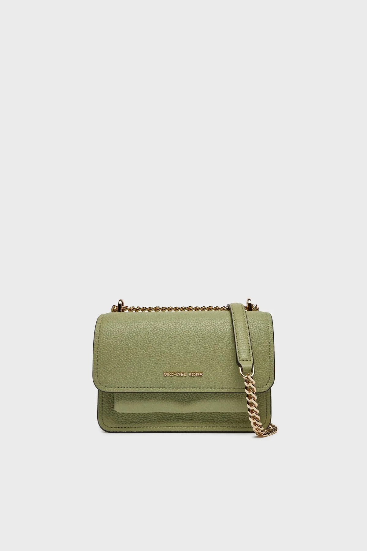 Michael Kors Deri Logolu Zincir Askılı 32T4GC7C1T334 Bayan Çanta 32T4GC7C1T 334 HAKİ - 7