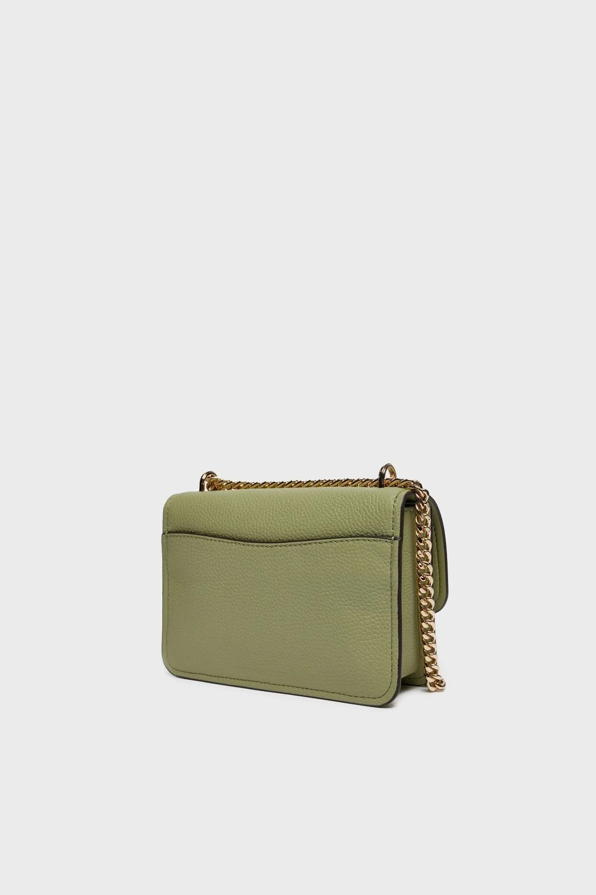 Michael Kors Deri Logolu Zincir Askılı 32T4GC7C1T334 Bayan Çanta 32T4GC7C1T 334 HAKİ - 10