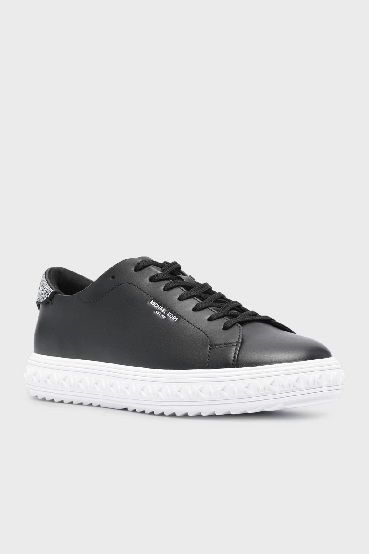 Michael Kors Deri Sneaker 43H3GVFS1L Bayan Ayakkabı 43H3GVFS1L 001 SİYAH - 7