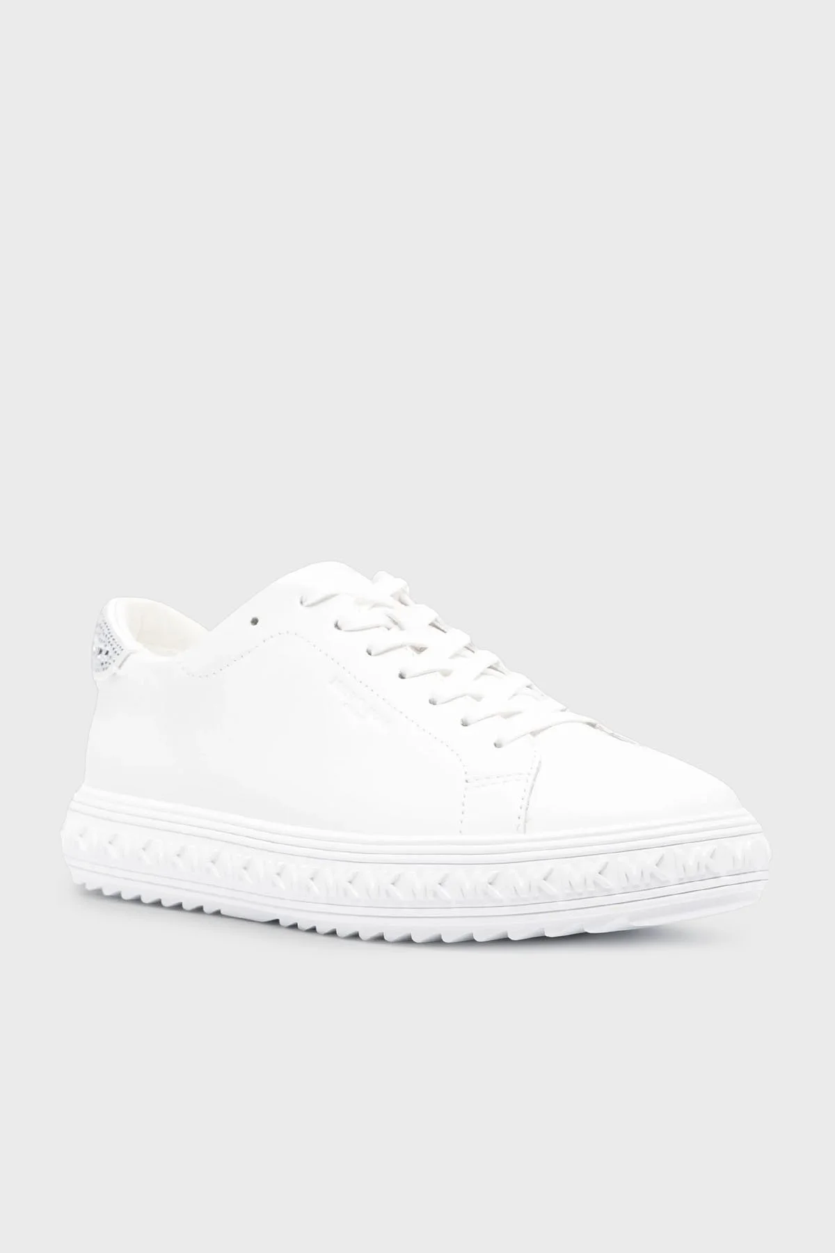 Michael Kors Deri Sneaker 43H3GVFS2L Kadın Ayakkabı 43H3GVFS2L 085 BEYAZ - 3