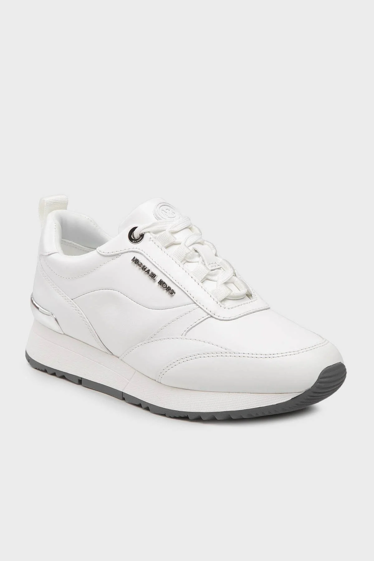 Michael Kors Deri Sneaker 43T2ALFS3L085 Bayan Ayakkabı 43T2ALFS3L 085 BEYAZ - 4