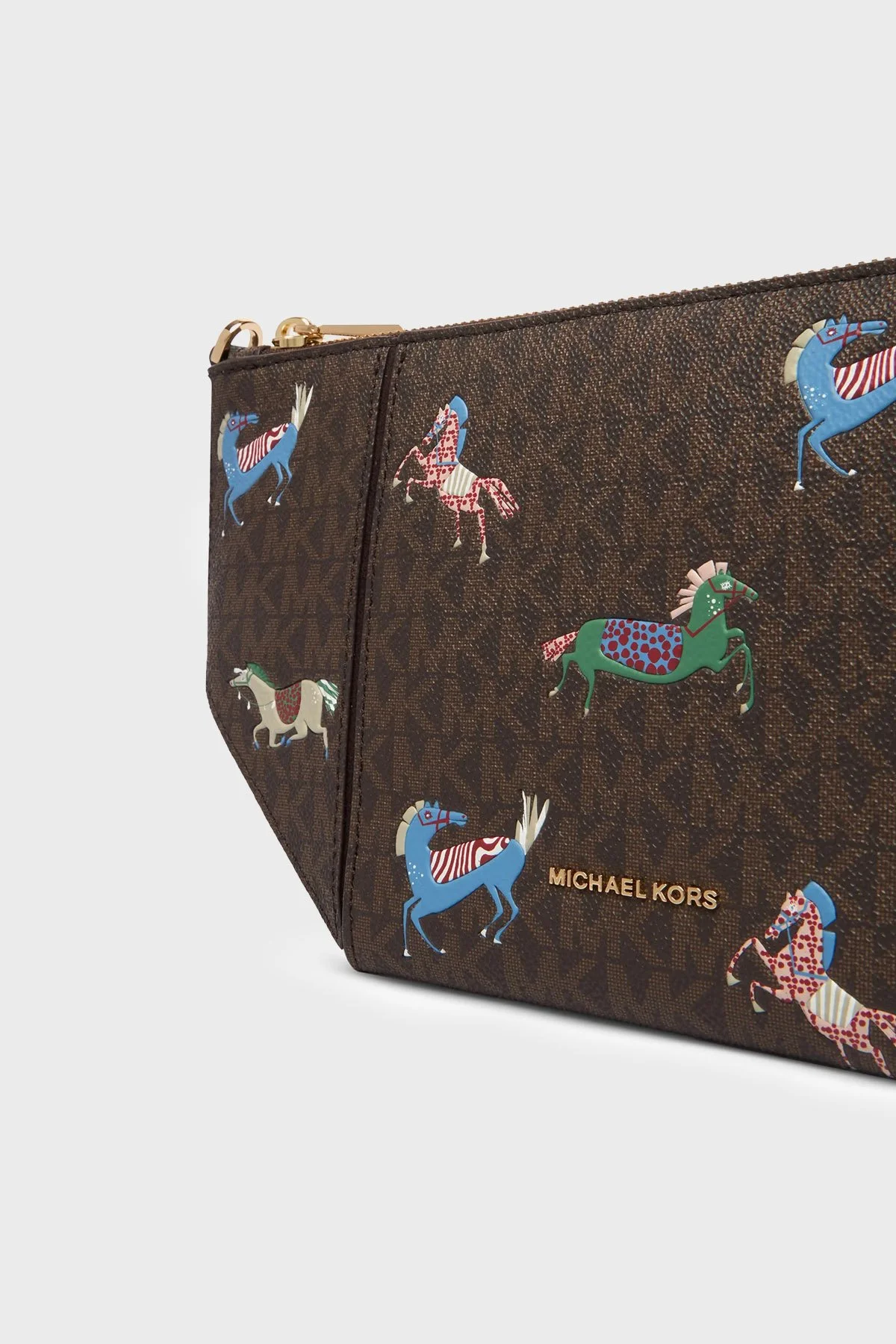 Michael Kors Desenli Ayarlanabilir ve Çıkarılabilir Askılı 32R6G9JC1U252 Bayan Çanta 32R6G9JC1U 252 KAHVE - 6