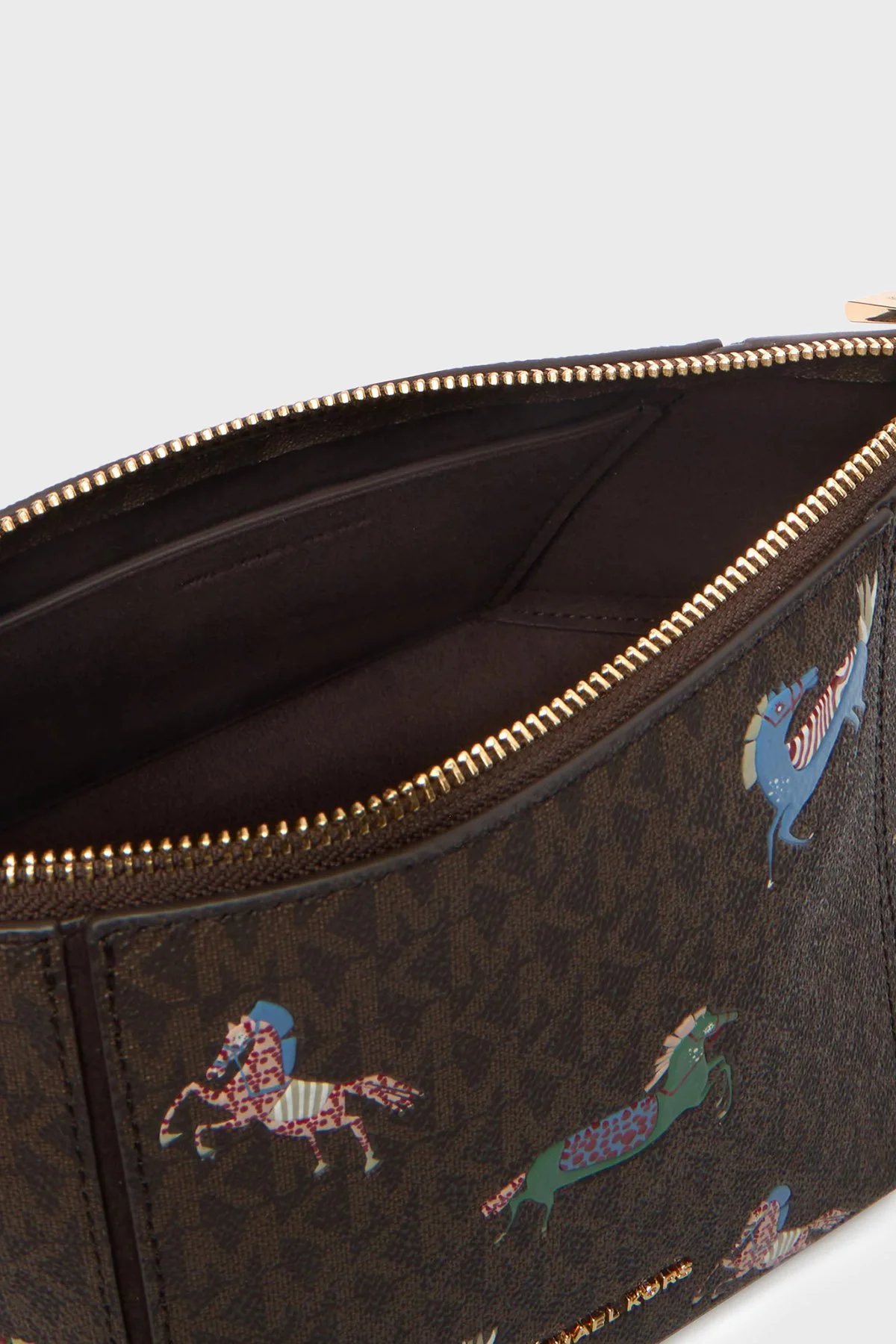 Michael Kors Desenli Ayarlanabilir ve Çıkarılabilir Askılı 32R6G9JC1U252 Bayan Çanta 32R6G9JC1U 252 KAHVE - 7