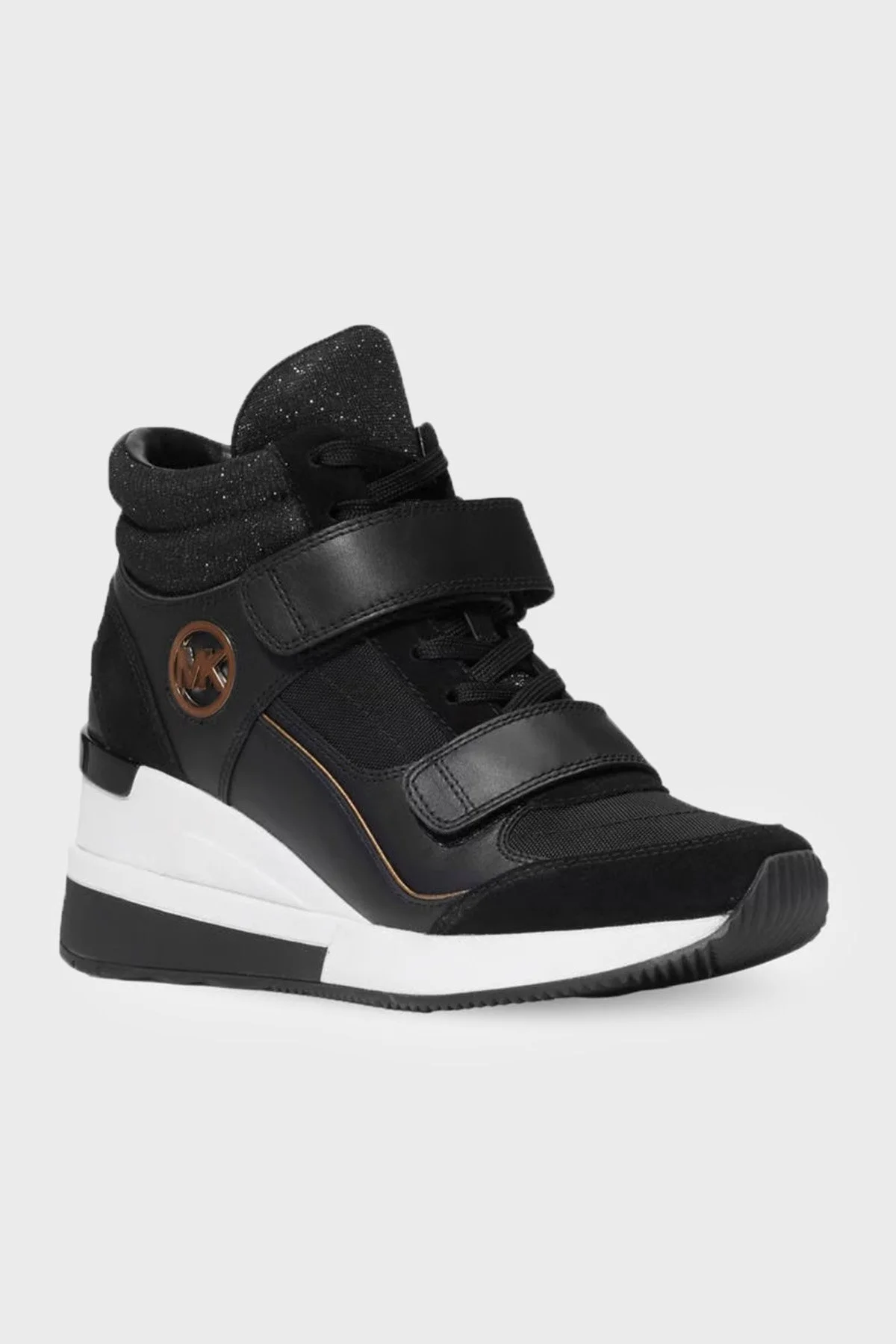 Michael Kors Dolgu Topuklu Cırtlı Spor 43F3GYFE3D080 Bayan Ayakkabı 43F3GYFE3D 080 SİYAH - 2