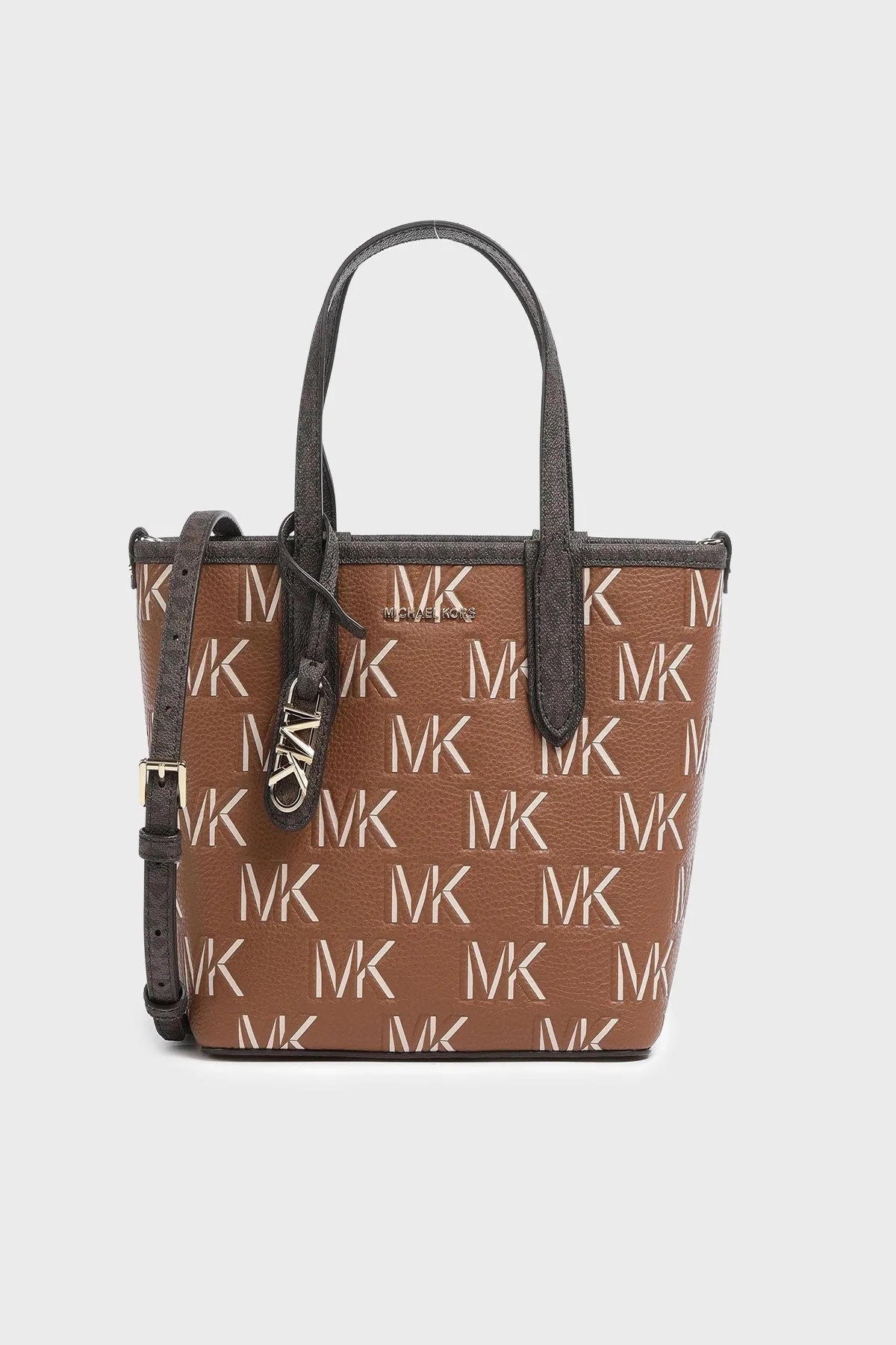 Michael Kors Eliza Küçük Ek lı Çıkarılabilir Uzatma Askılı 30F3GZAT0L227 Bayan Çanta 30F3GZAT0L 227 KAHVE-TABA - 1