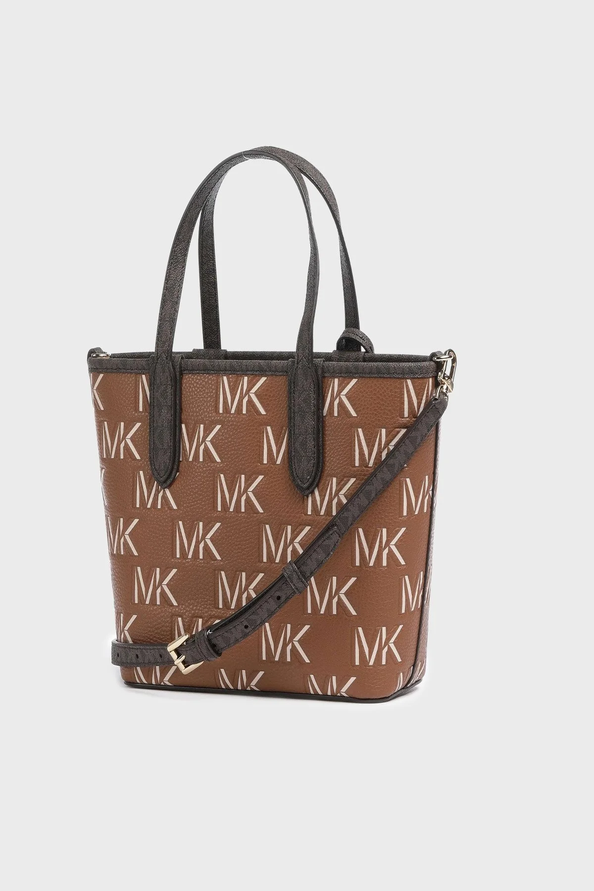 Michael Kors Eliza Küçük Ek lı Çıkarılabilir Uzatma Askılı 30F3GZAT0L227 Bayan Çanta 30F3GZAT0L 227 KAHVE-TABA - 2