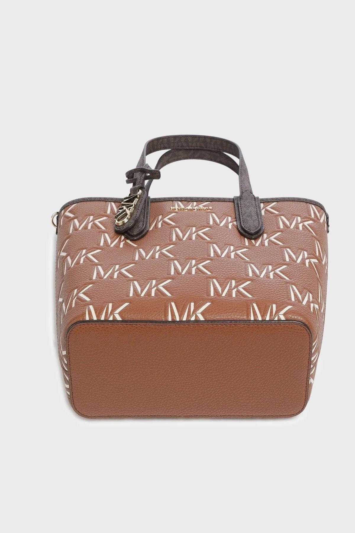 Michael Kors Eliza Küçük Ek lı Çıkarılabilir Uzatma Askılı 30F3GZAT0L227 Bayan Çanta 30F3GZAT0L 227 KAHVE-TABA - 3