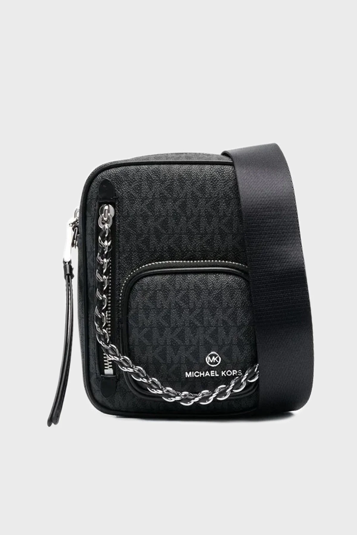 Michael Kors Elliot Fermuarlı Çıkarılabilir Çapraz Askılı 32F2S5EC1B001 Bayan Çanta 32F2S5EC1B 001 SİYAH - 1