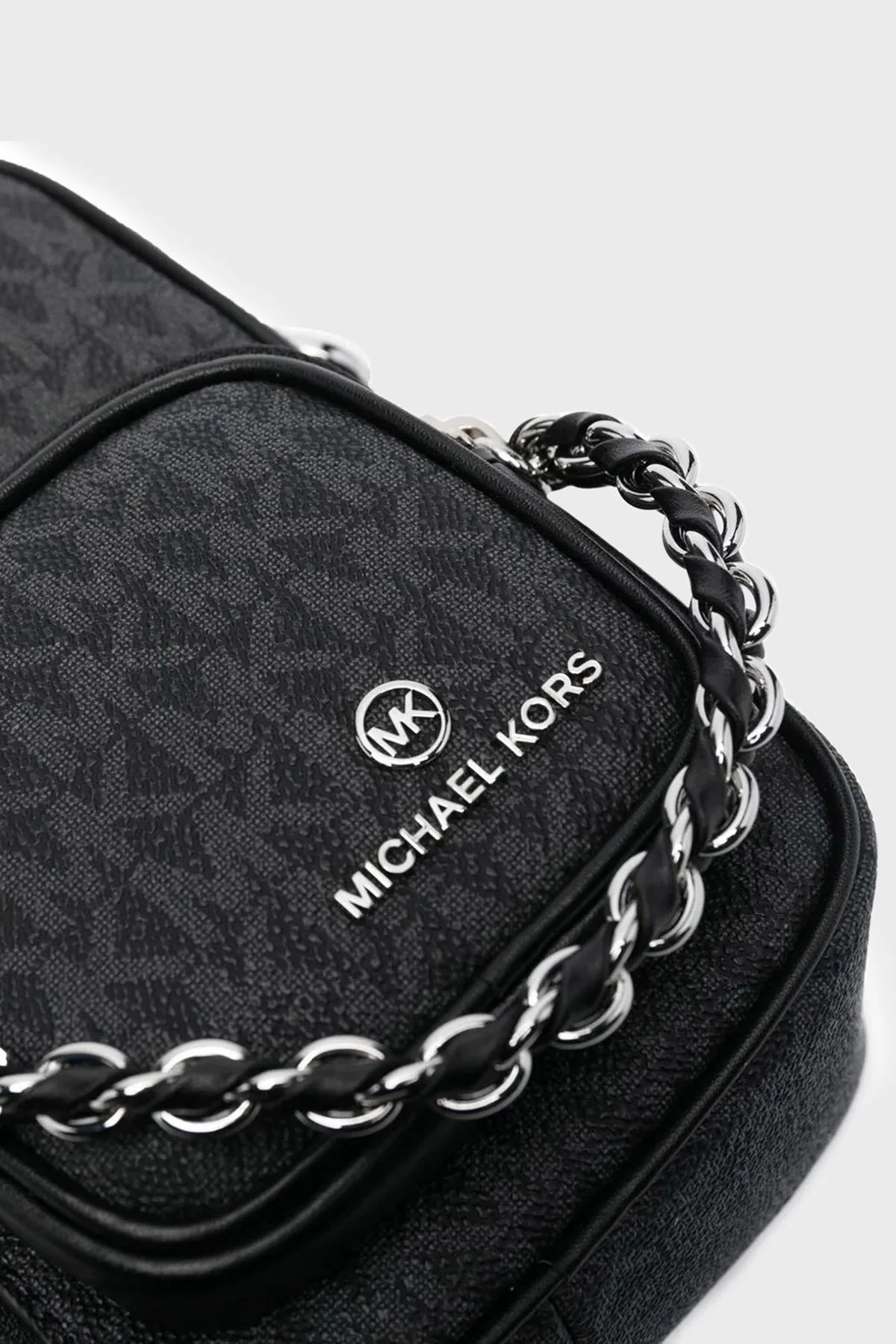 Michael Kors Elliot Fermuarlı Çıkarılabilir Çapraz Askılı 32F2S5EC1B001 Bayan Çanta 32F2S5EC1B 001 SİYAH - 4