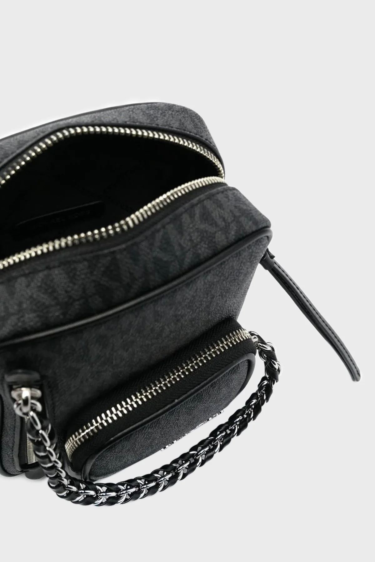 Michael Kors Elliot Fermuarlı Çıkarılabilir Çapraz Askılı 32F2S5EC1B001 Bayan Çanta 32F2S5EC1B 001 SİYAH - 5