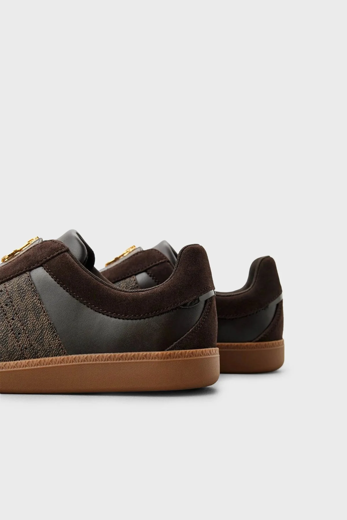 Michael Kors Fermuar Detaylı Logolu Sneaker 43F6JVFP3L200 Kadın Ayakkabı 43F6JVFP3L 200 Kahve - 5