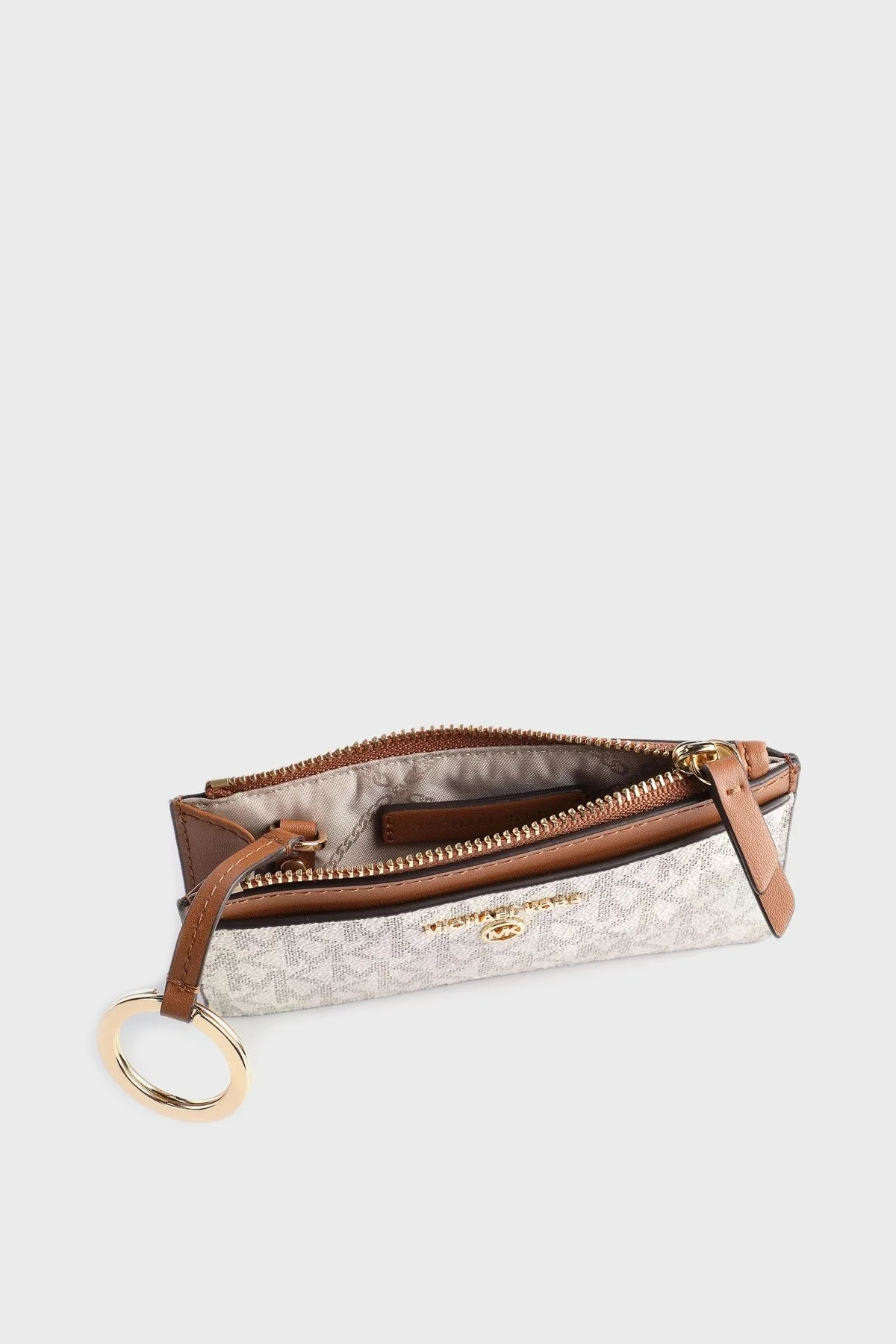 Michael Kors Fermuarlı 34T1GT9D5B Bayan Cüzdan 34T1GT9D5B VANILLA ACRN EKRU - 4