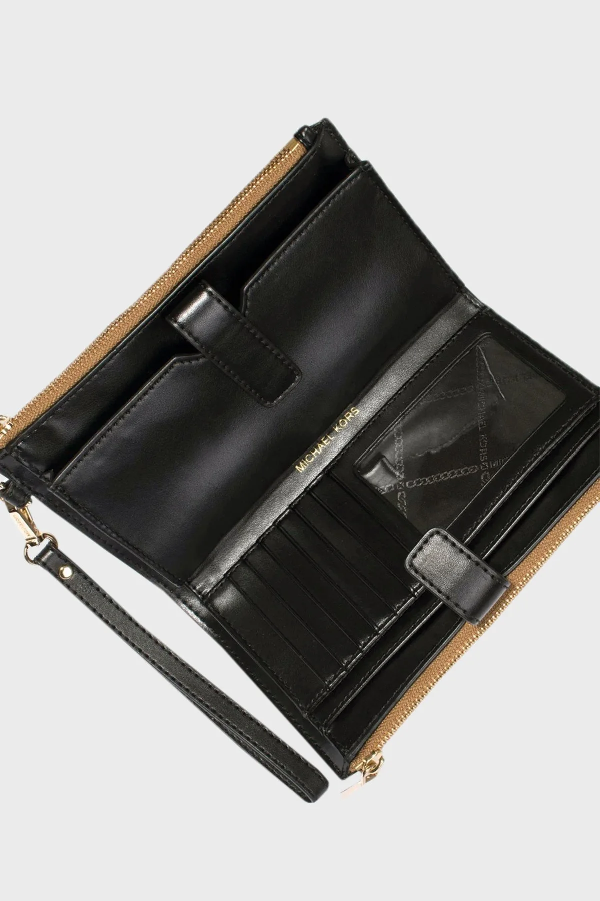 Michael Kors Fermuarlı 34T2GJ6W9B Bayan Cüzdan 34T2GJ6W9B HUSK MULTI KAHVE - 2