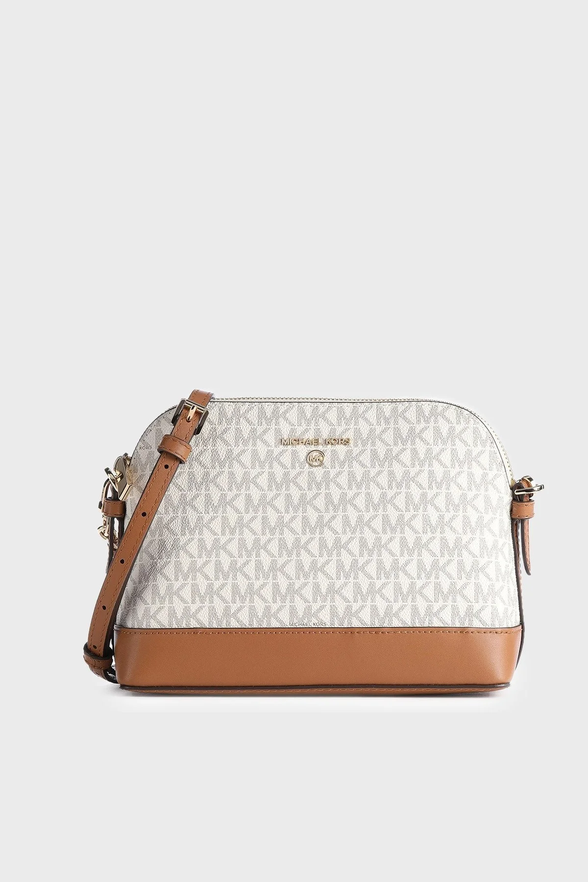 Michael Kors Fermuarlı Çıkarılabilir Uzatma Askılı 32T1GT9C3B149 Bayan Çanta 32T1GT9C3B 149 EKRU - 1